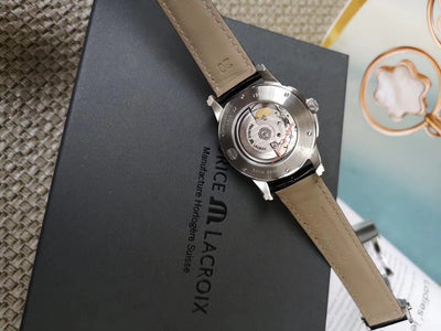 Maurice Lacroix Pontos Date Automatic Alligator Leather Strap