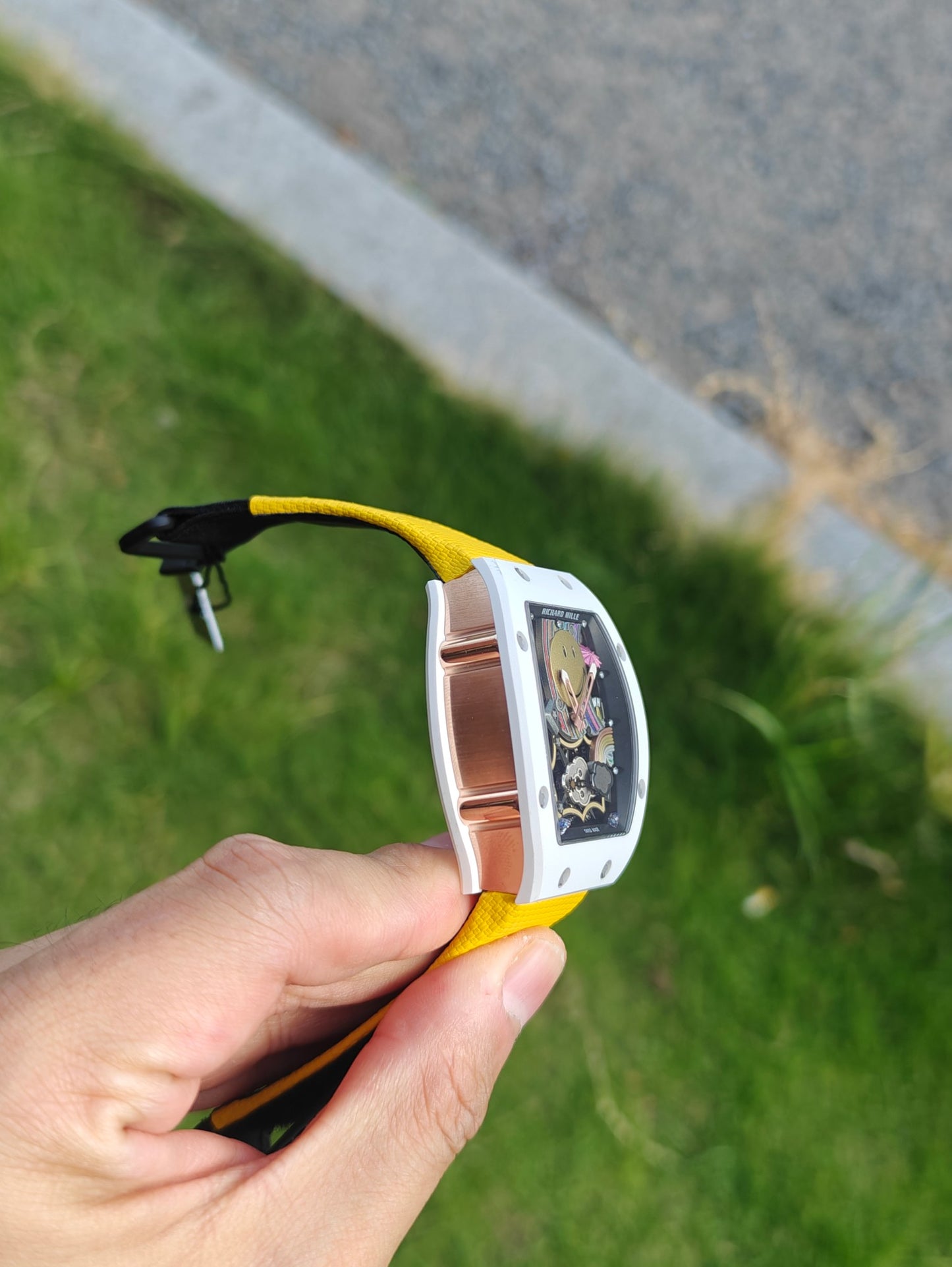 Richard Mille RM 88 Automatic Tourbillon Smiley – ATZ White Ceramic & Red Gold