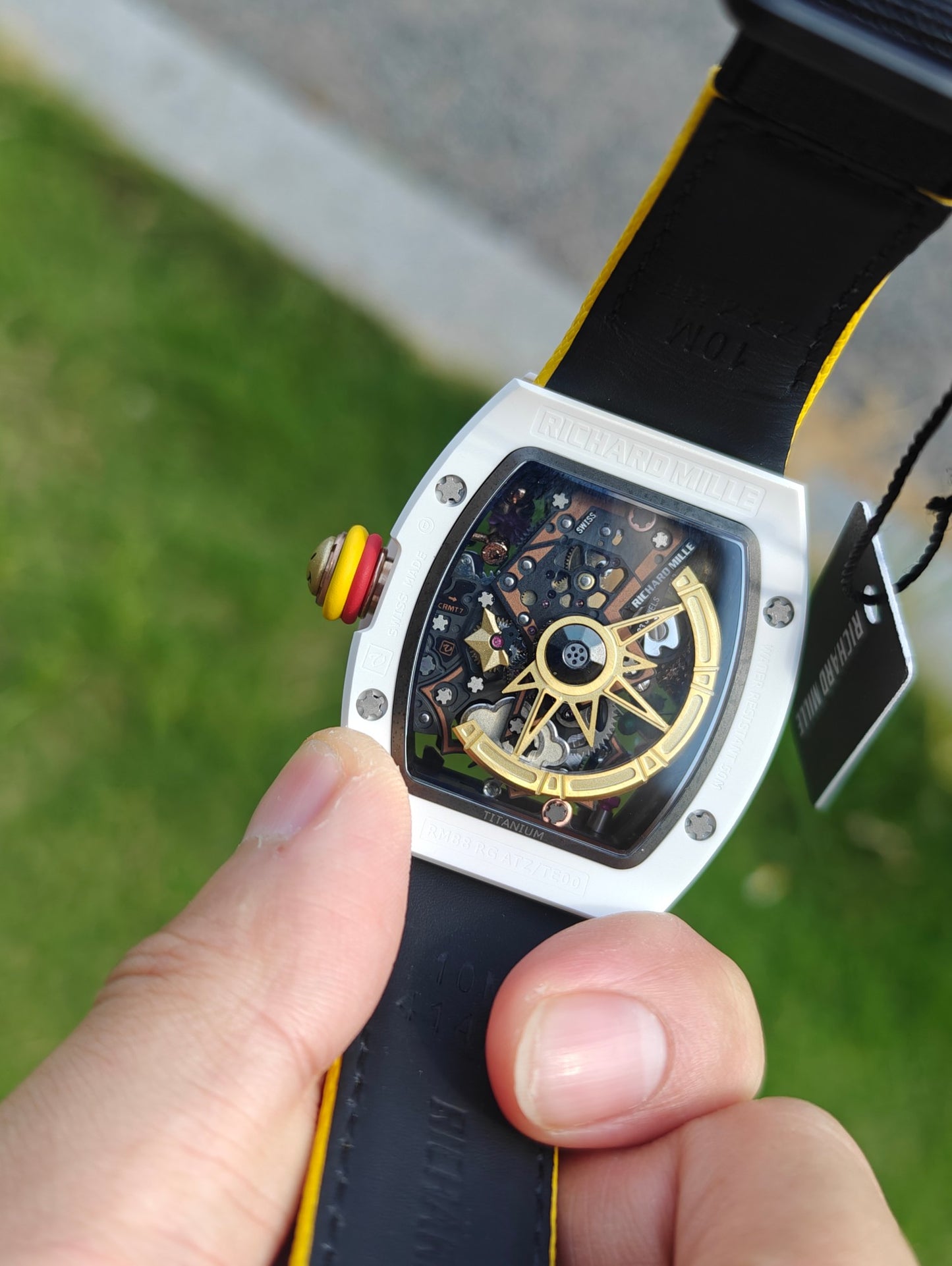 Richard Mille RM 88 Automatic Tourbillon Smiley – ATZ White Ceramic & Red Gold