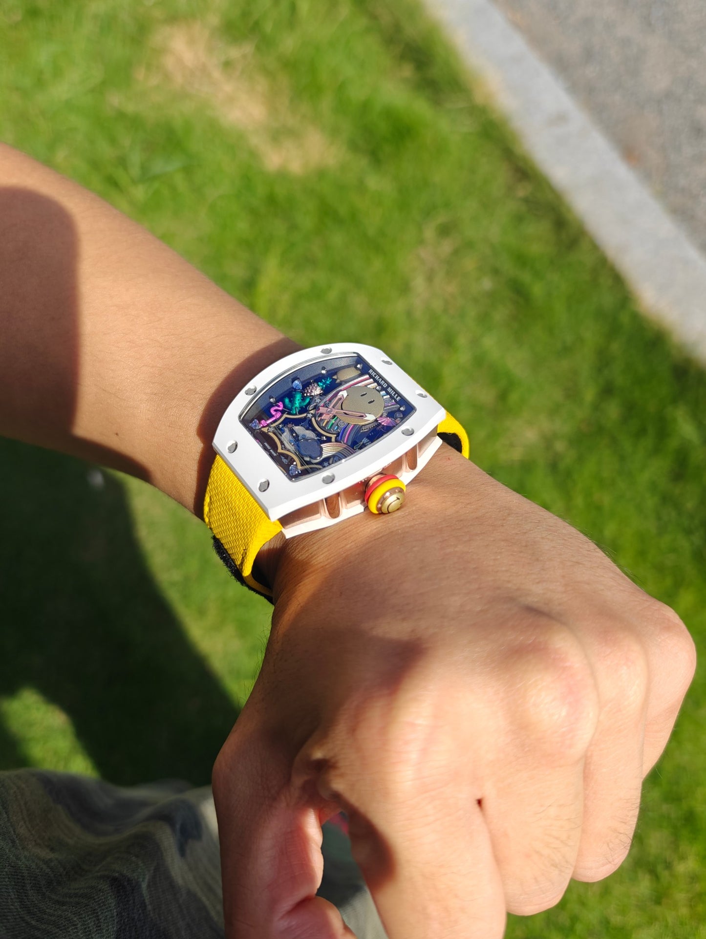 Richard Mille RM 88 Automatic Tourbillon Smiley – ATZ White Ceramic & Red Gold