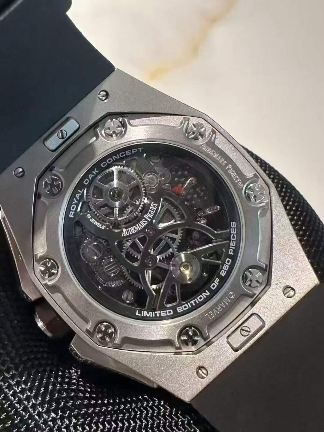 Audemars Piguet Royal Oak Concept Tourbillon Spider-Man 26631IO.OO.D002CA.01 – Exclusive Marvel Collaboration Timepiece