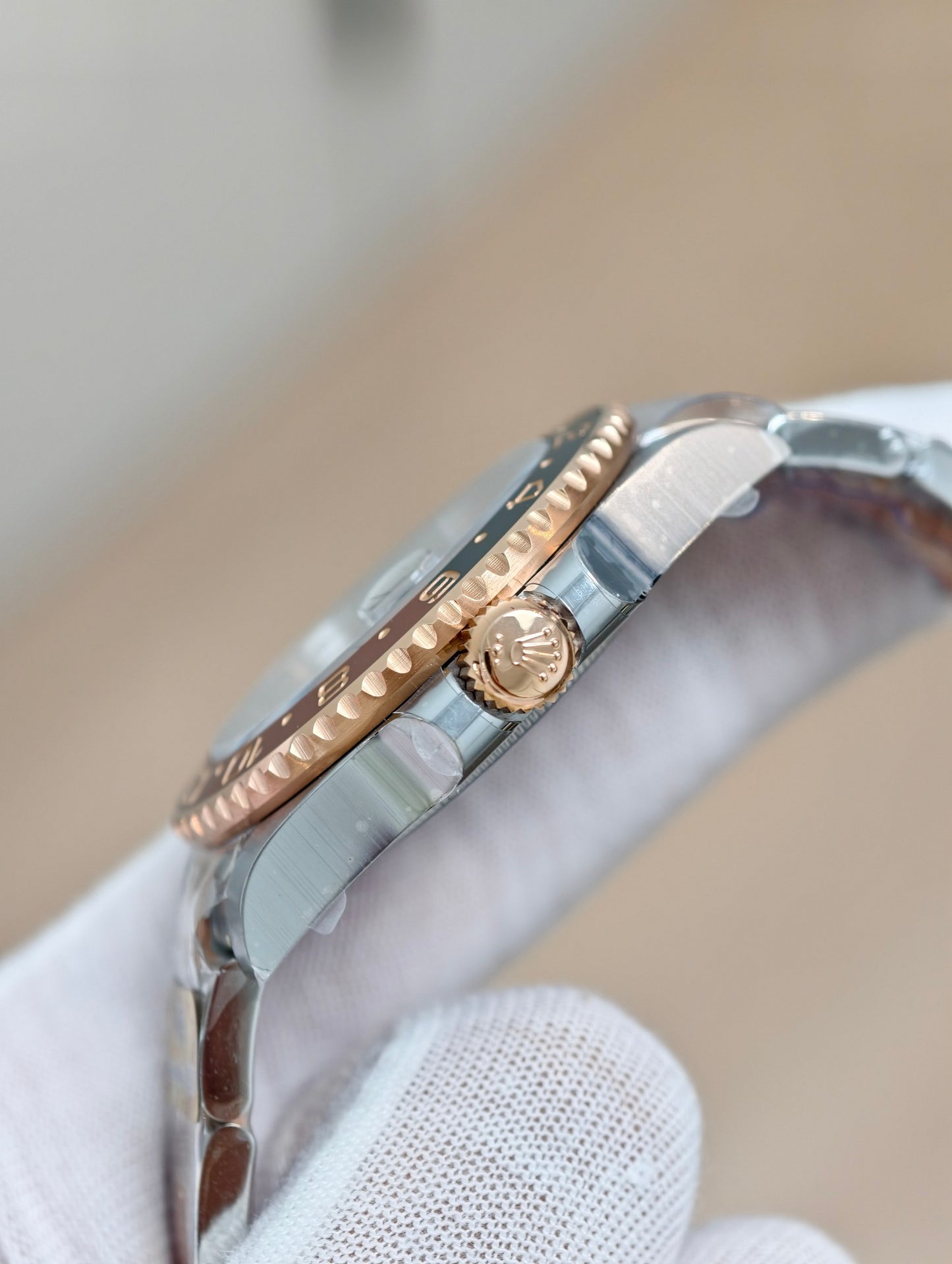 Rolex GMT-Master II “Root-Beer” in Two-Tone Stainless Steel & Rose Gold