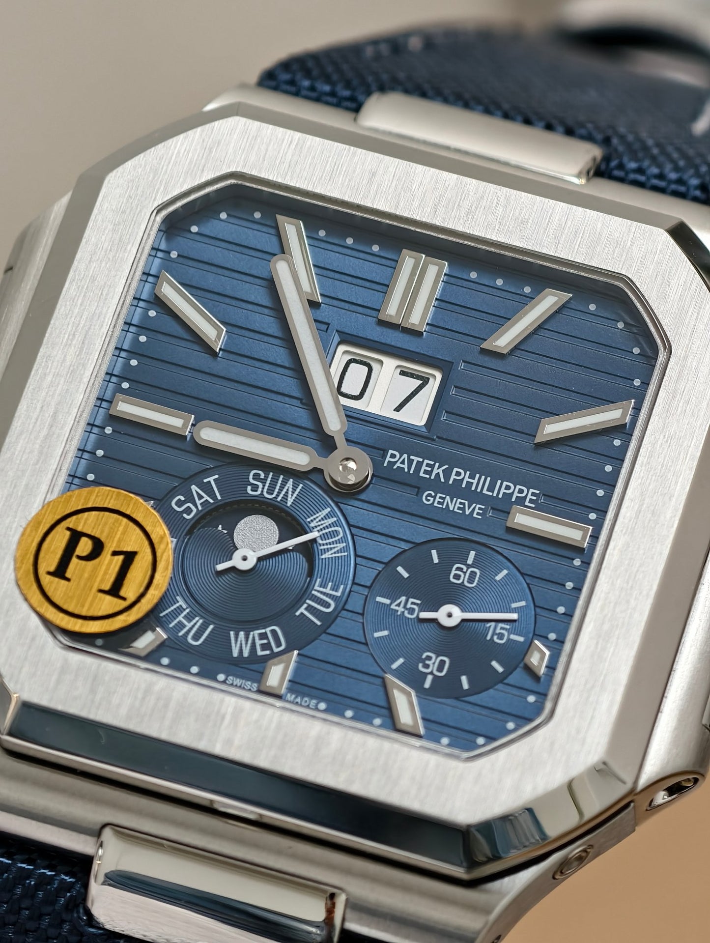 Patek Philippe Cubitus 5822P Platinum Luxury Watch