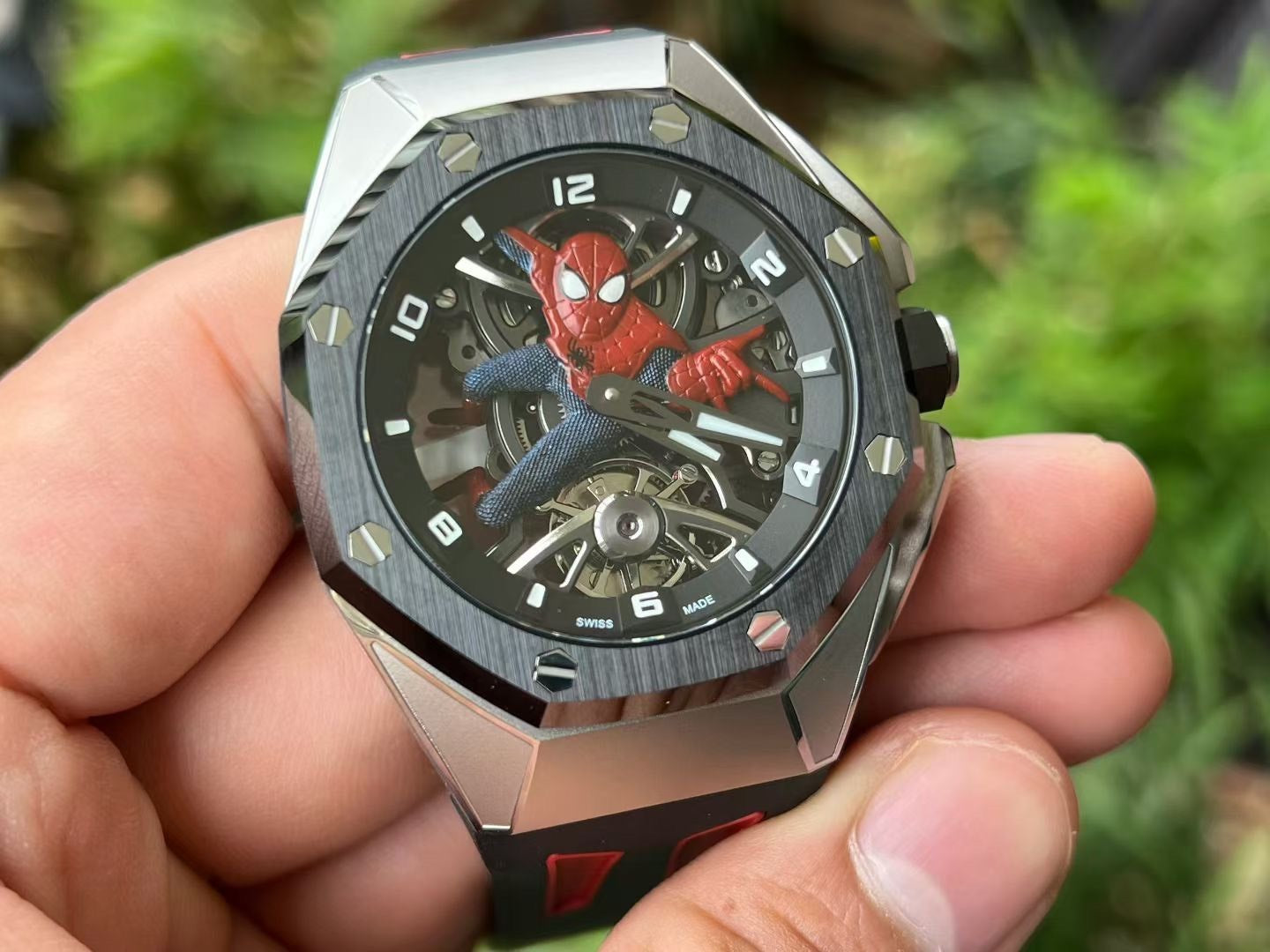 Audemars Piguet Royal Oak Concept Tourbillon “Spider-Man” Limited Edition – 42mm Titanium & Black Ceramic