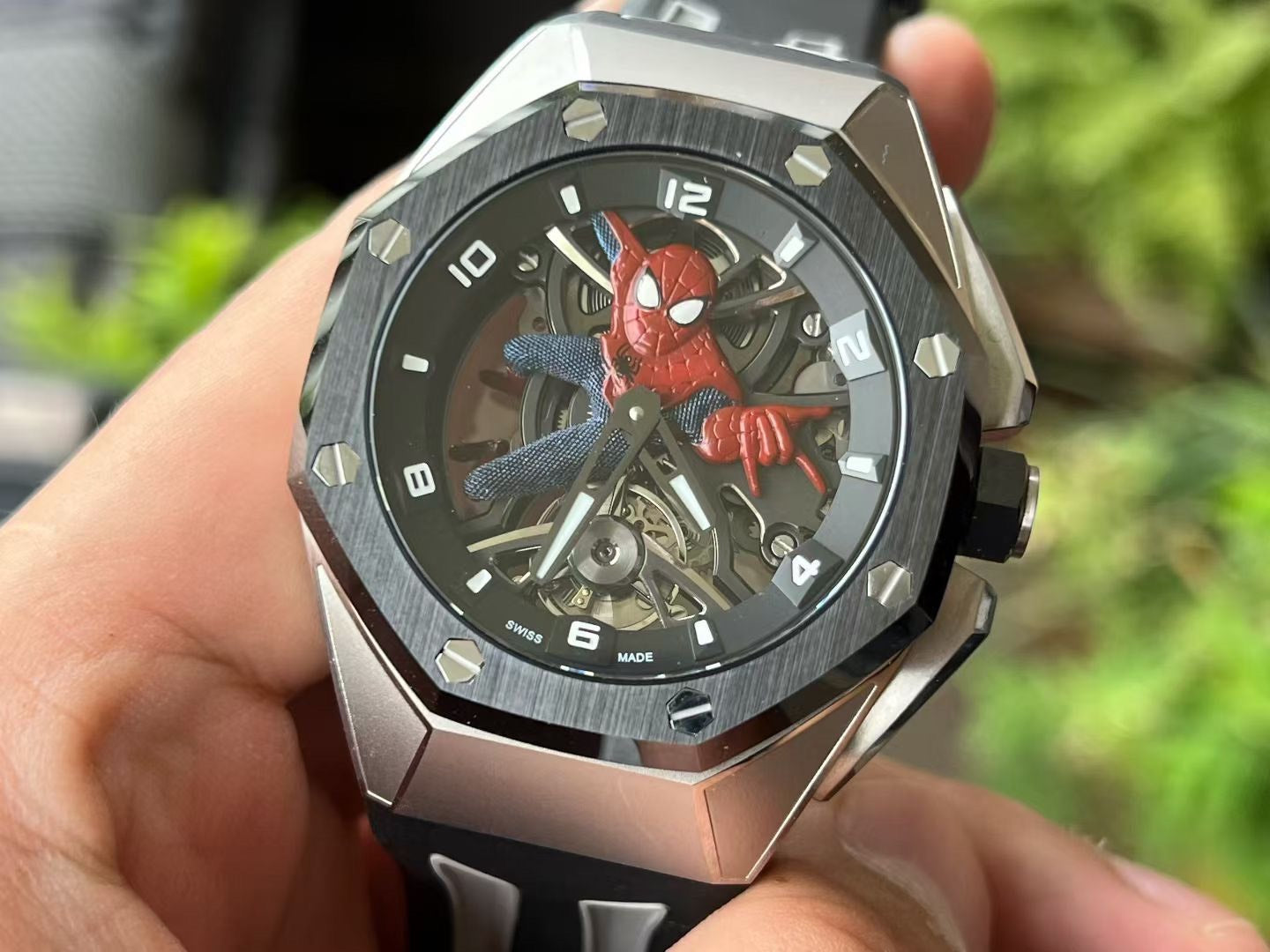 Audemars Piguet Royal Oak Concept Tourbillon “Spider-Man” Limited Edition – 42mm Titanium & Black Ceramic