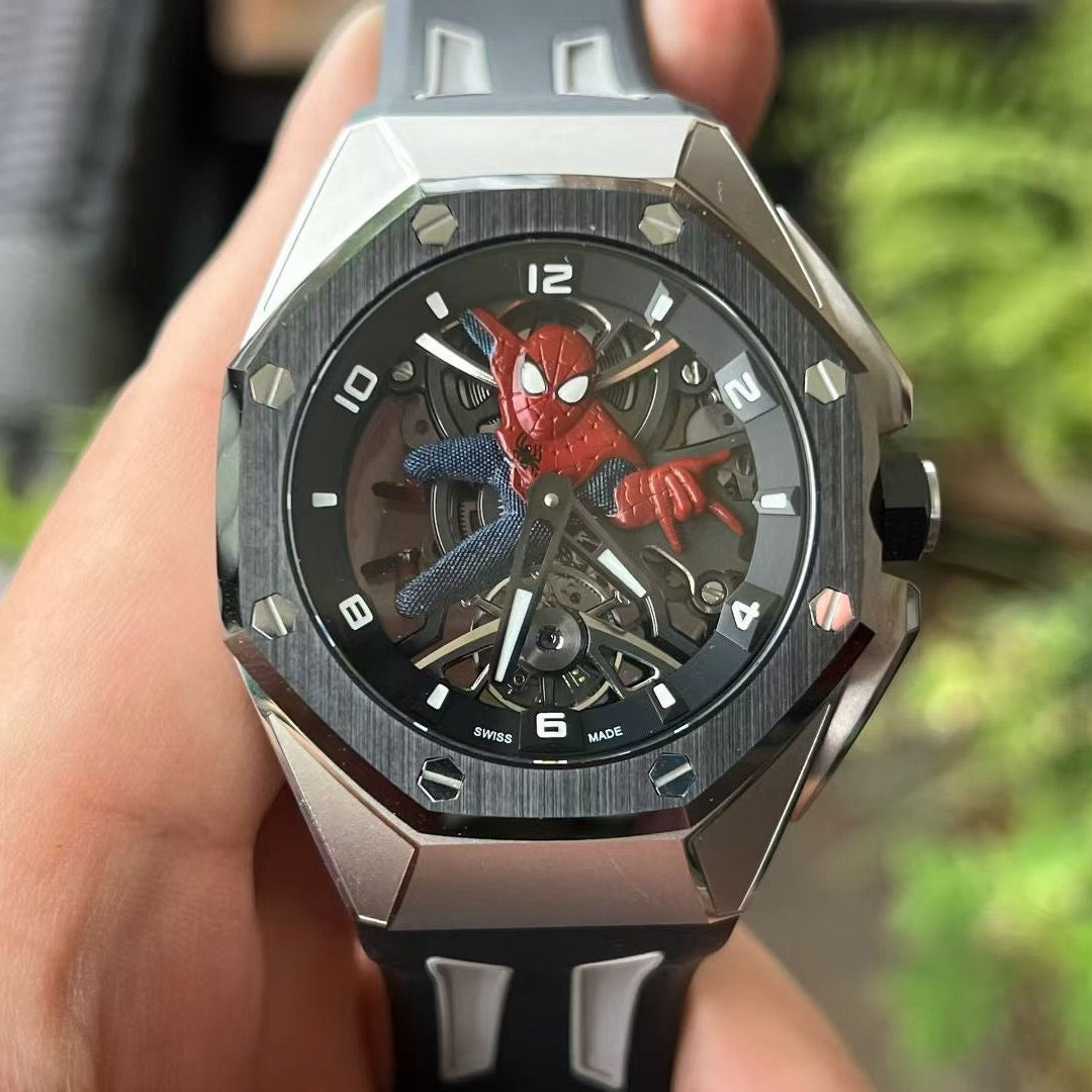 Audemars Piguet Royal Oak Concept Tourbillon “Spider-Man” Limited Edition – 42mm Titanium & Black Ceramic