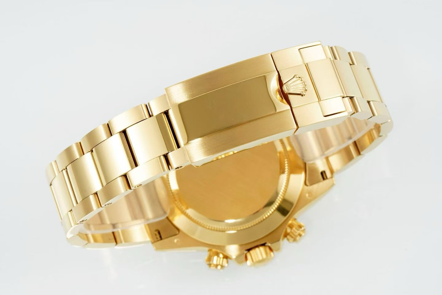 Rolex Cosmograph Daytona "Rainbow" – 18k Yellow Gold, Black Dial, Oyster Bracelet