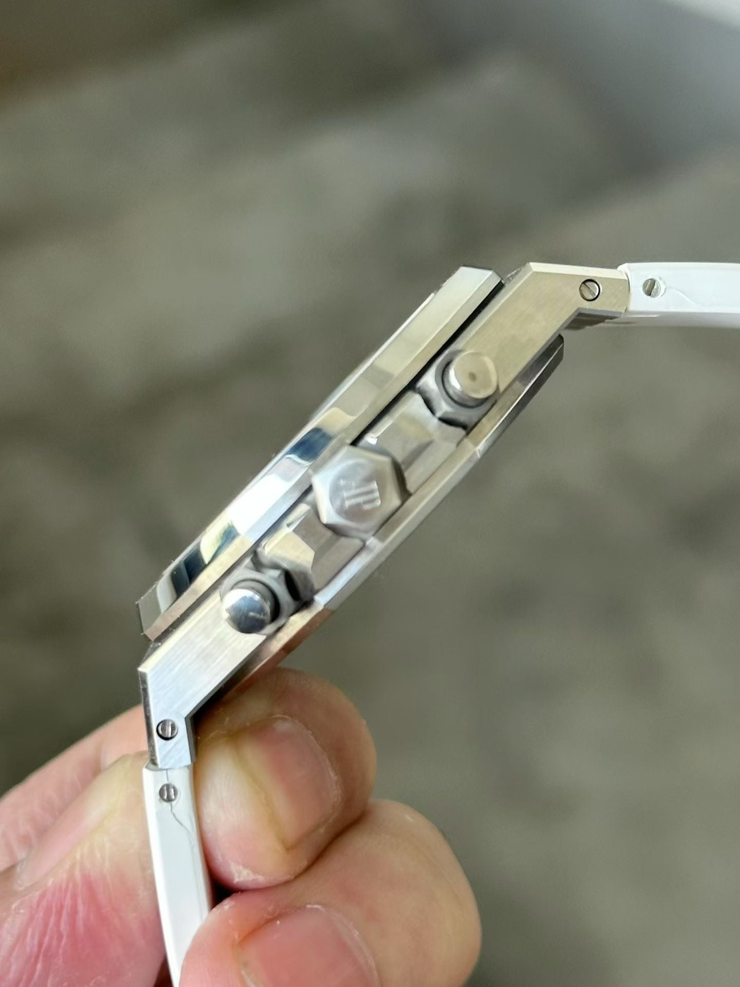 Audemars Piguet Royal Oak Chronograph 41mm – Stainless Steel, White "Grande Tapisserie" Dial