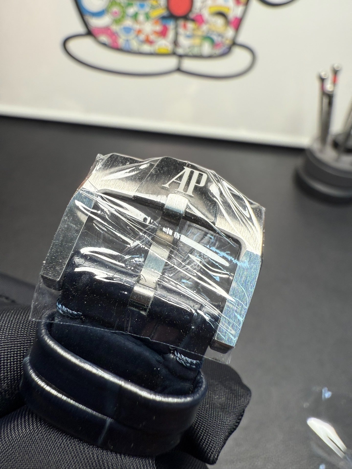 Audemars Piguet Code 11.59 Selfwinding Chronograph in White Gold with Smoked Blue Dial