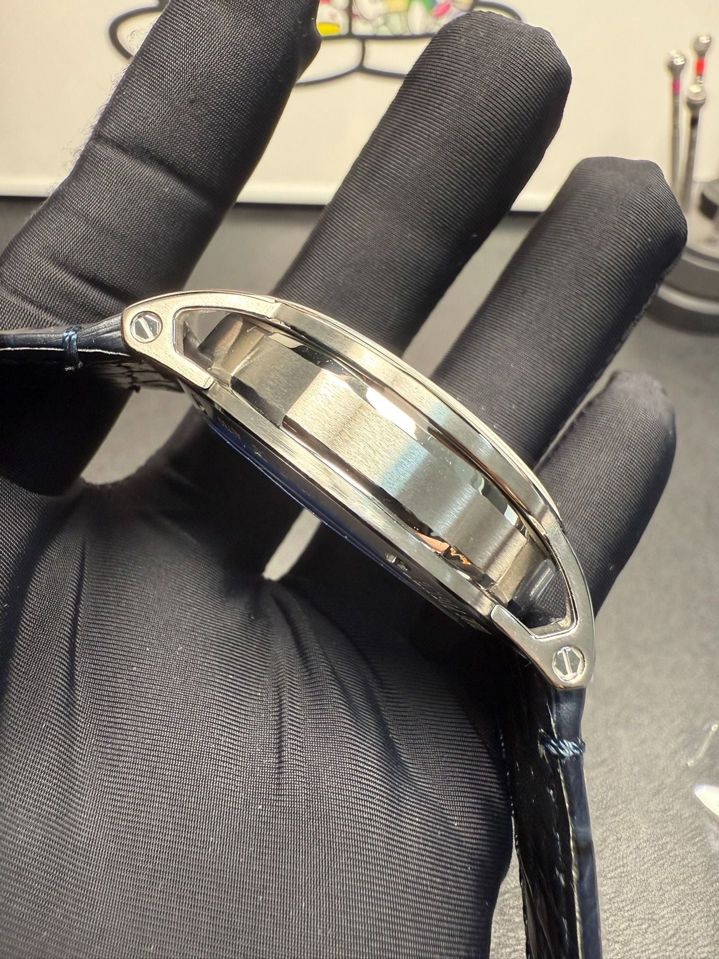 Audemars Piguet Code 11.59 Selfwinding Chronograph in White Gold with Smoked Blue Dial