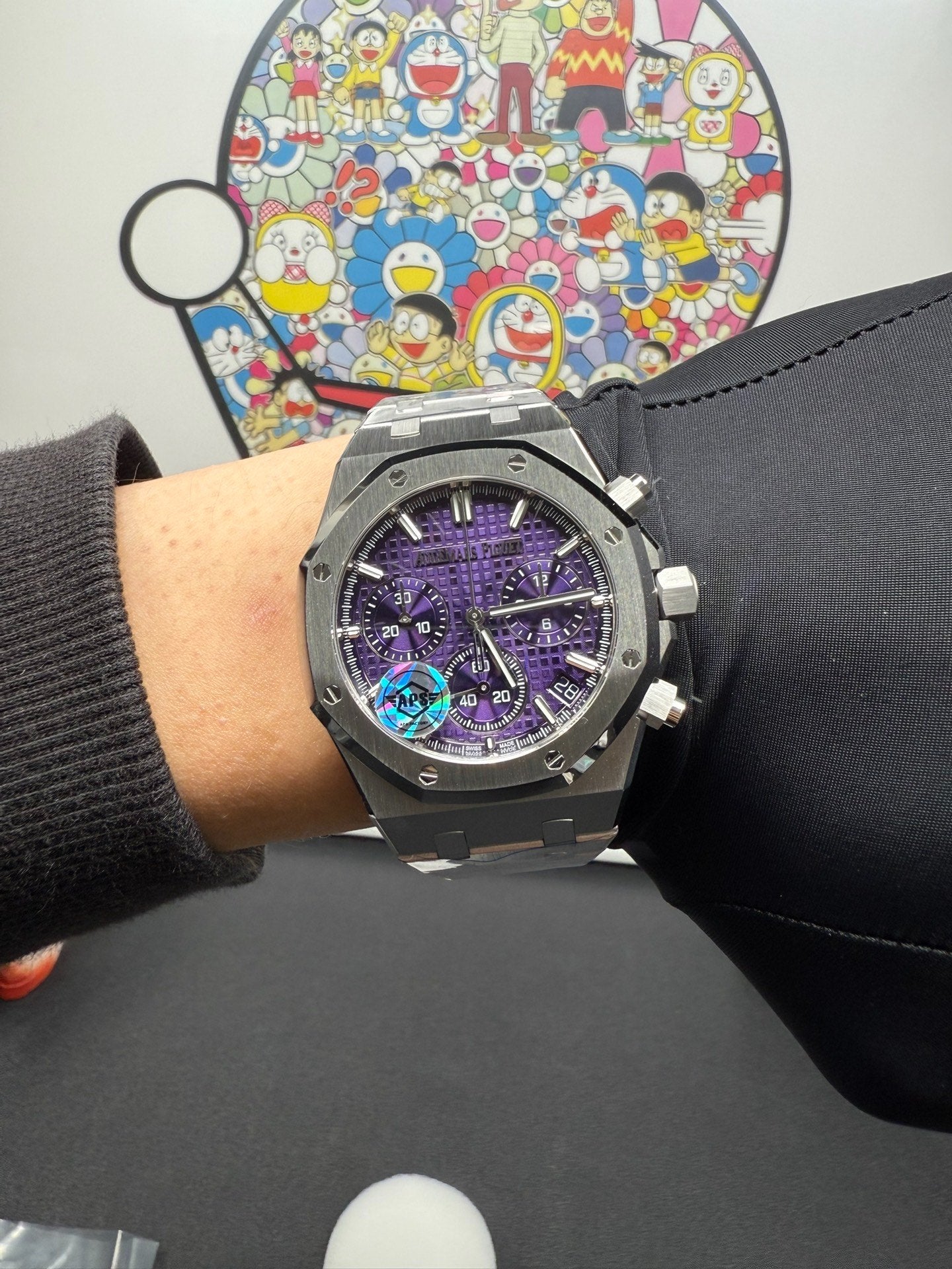 Audemars Piguet Royal Oak Chronograph White Gold with Purple Dial