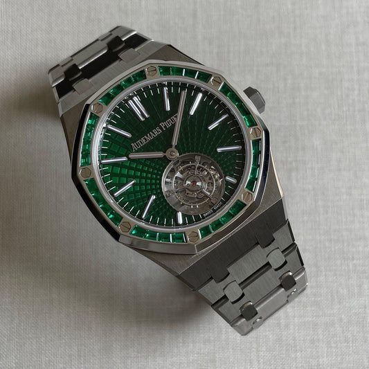 Audemars Piguet Royal Oak Flying Tourbillon Emerald Bezel