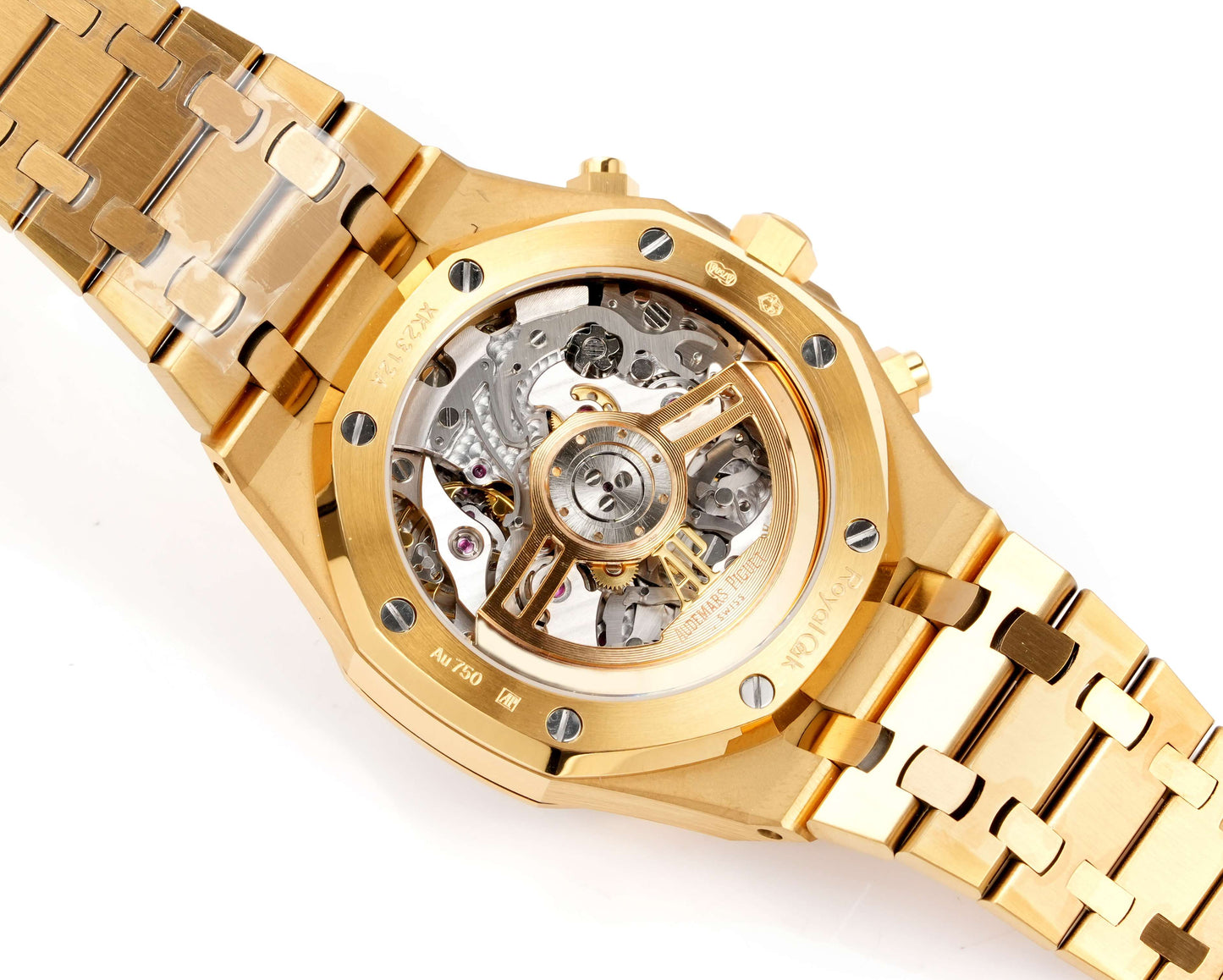 Audemars Piguet Royal Oak Dual Time Stainless Steel Blue Grande Tapisserie Dial