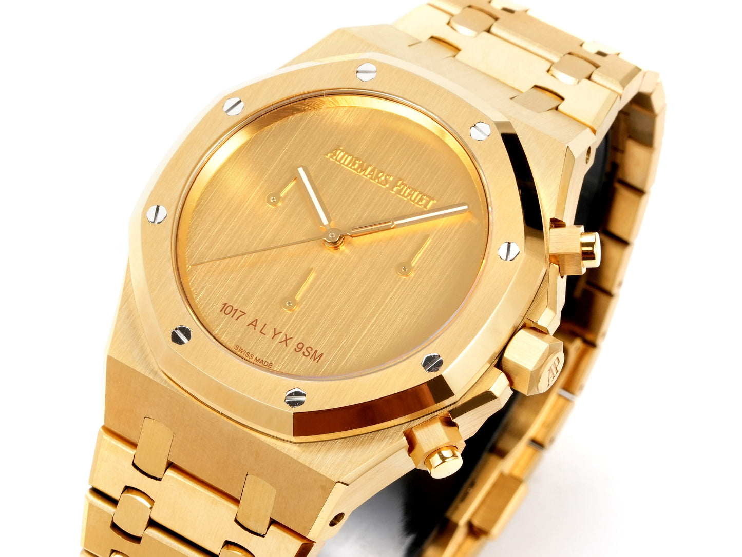 Audemars Piguet Royal Oak Dual Time Stainless Steel Blue Grande Tapisserie Dial