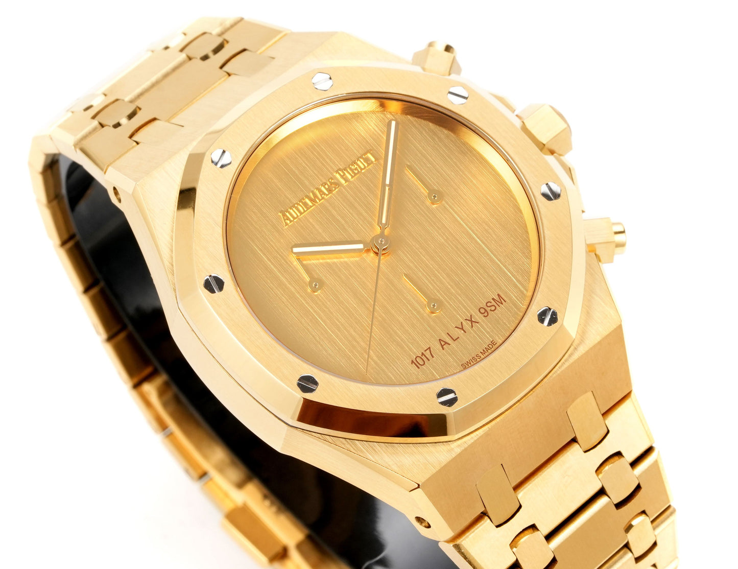 Audemars Piguet Royal Oak Dual Time Stainless Steel Blue Grande Tapisserie Dial