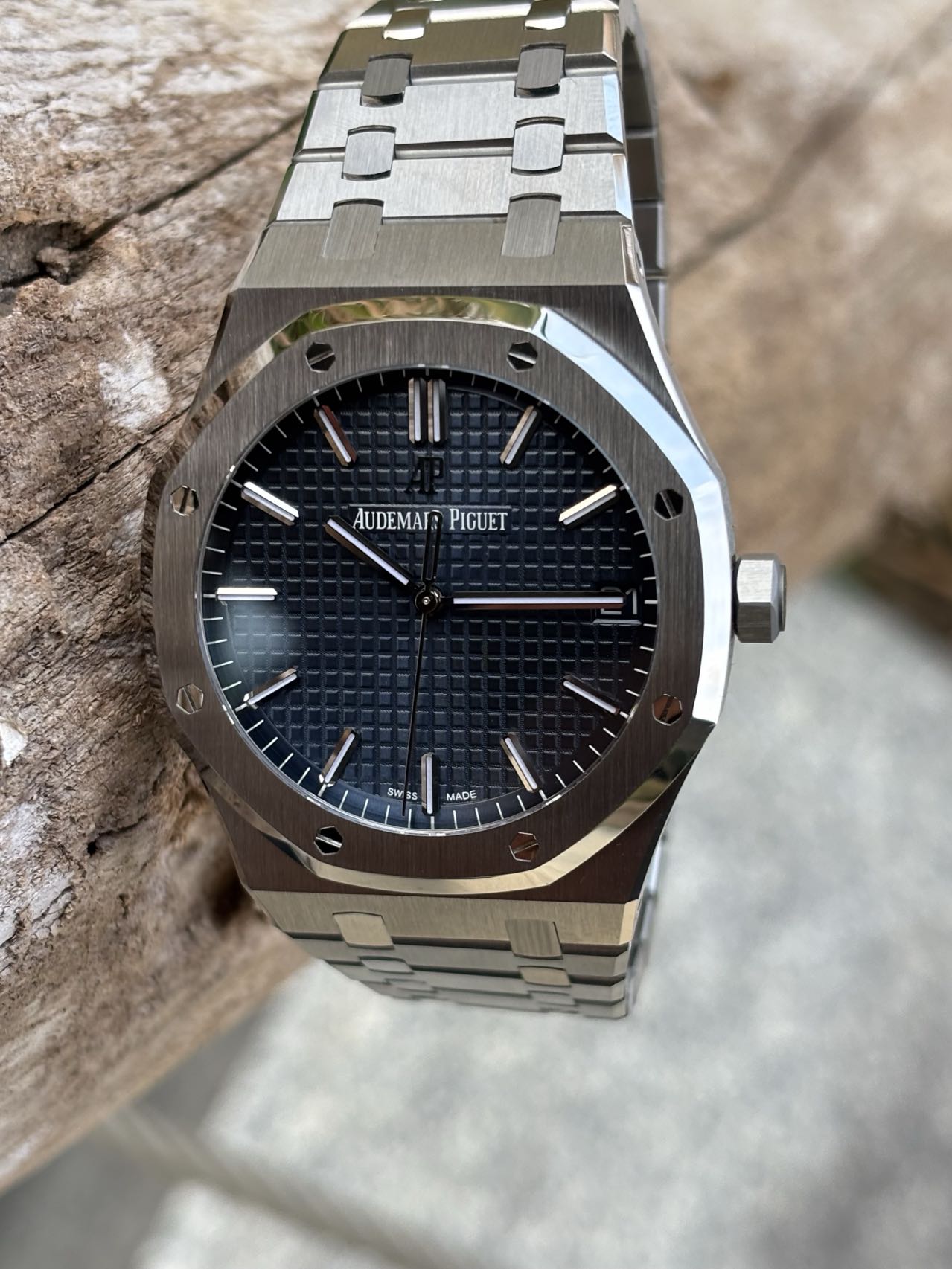 Audemars Piguet Royal Oak 15500ST 41mm Black Dial Stainless Steel Watch