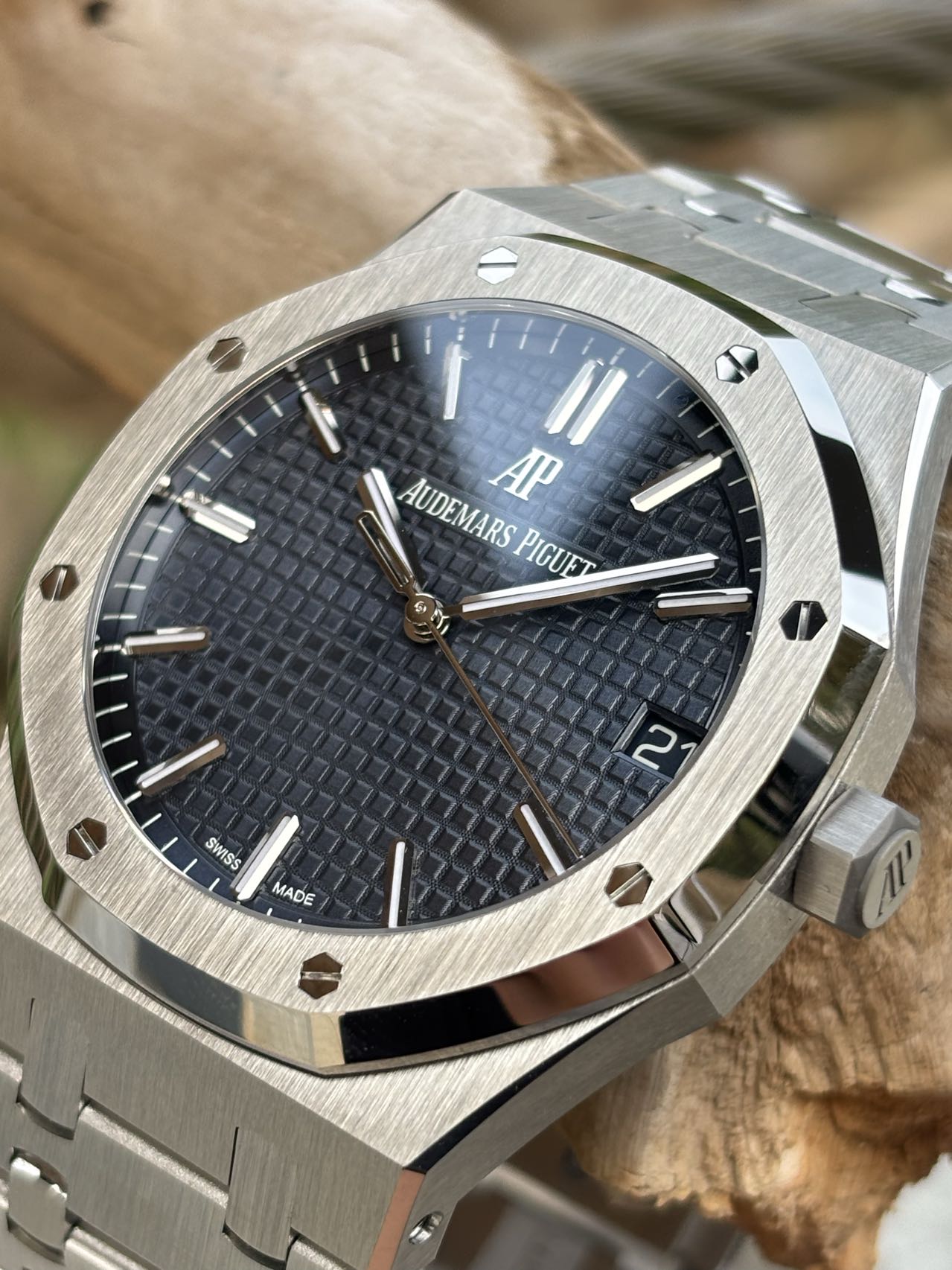 Audemars Piguet Royal Oak 15500ST 41mm Black Dial Stainless Steel Watch