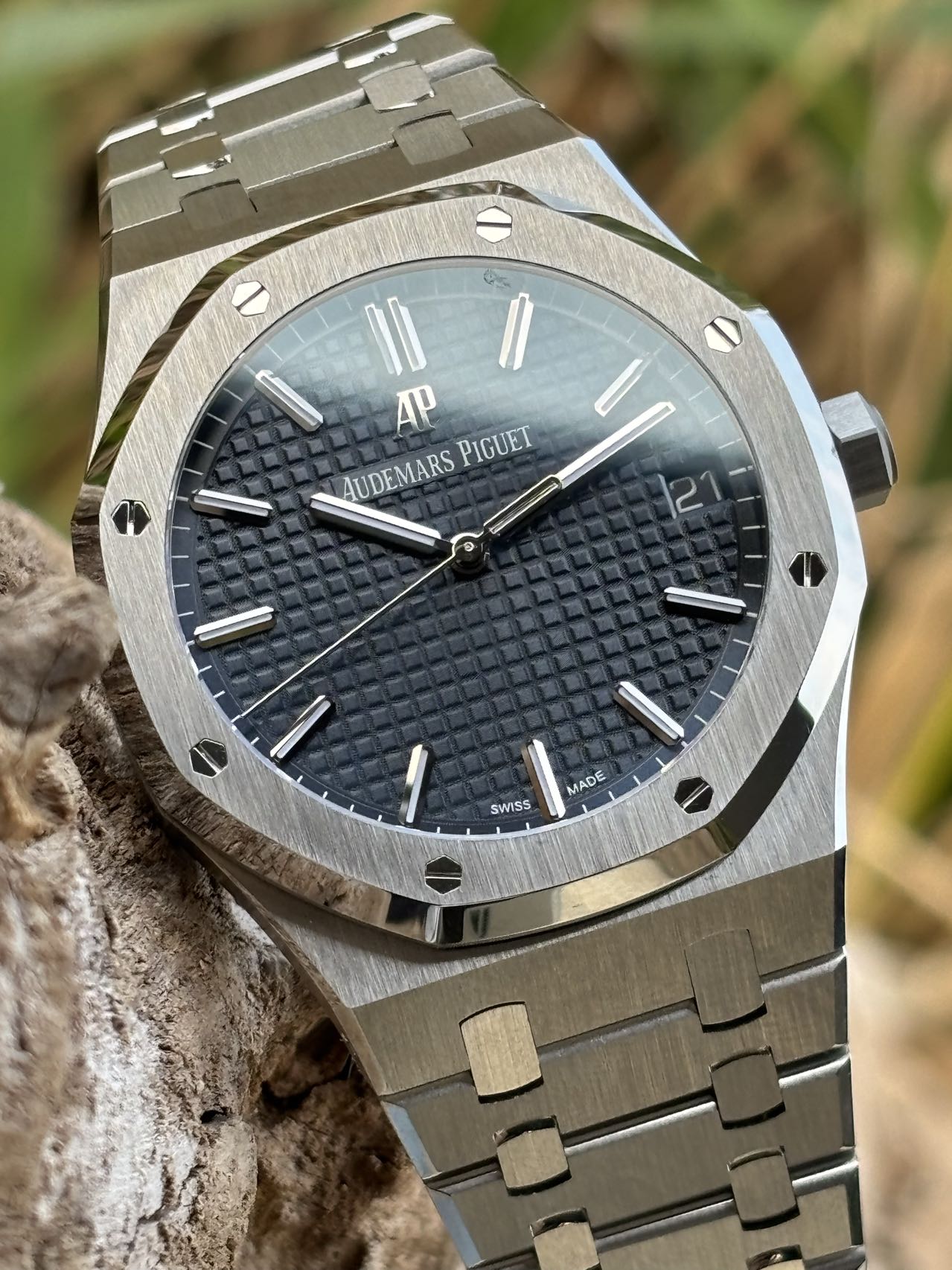 Audemars Piguet Royal Oak 15500ST 41mm Black Dial Stainless Steel Watch