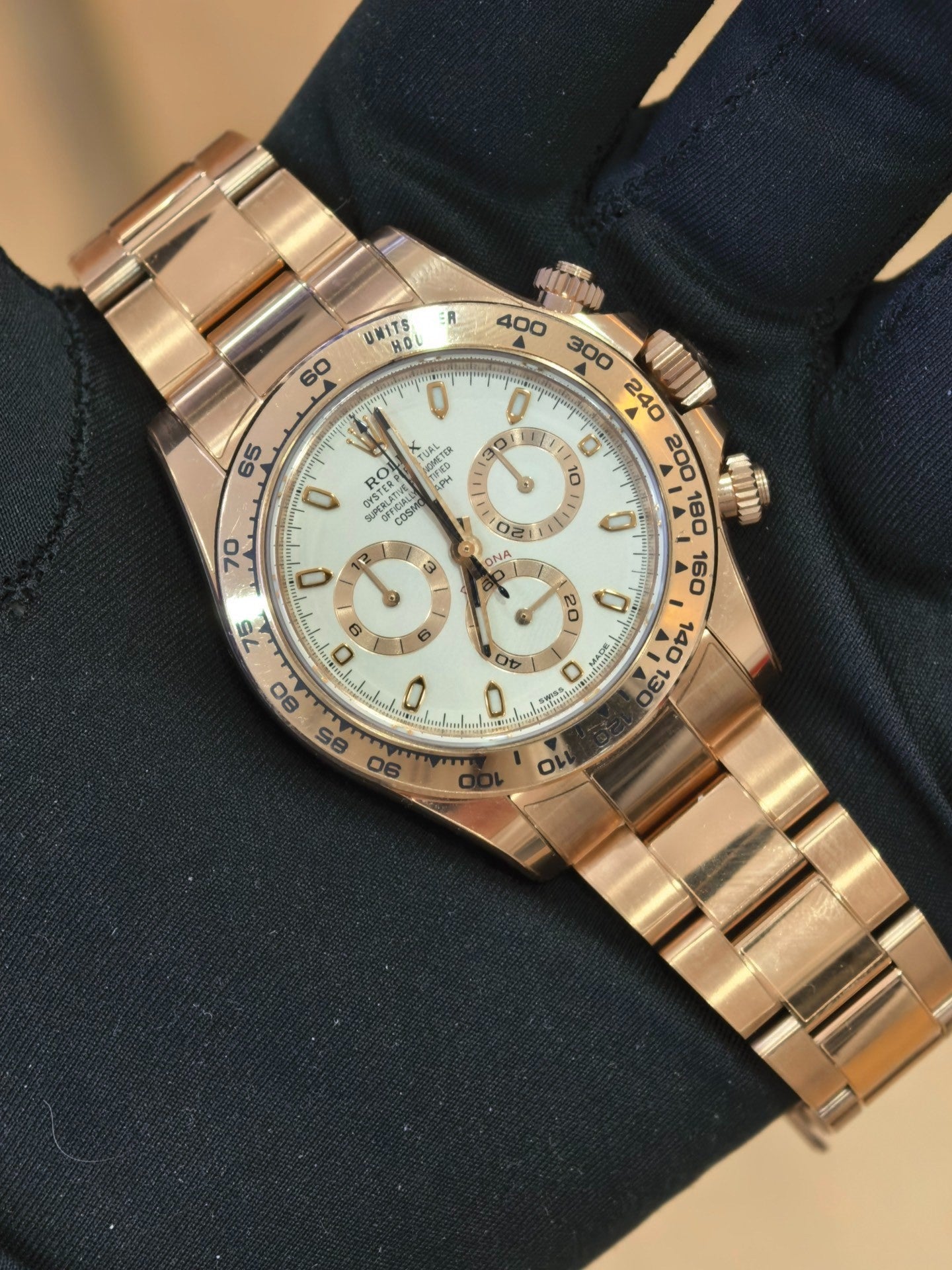 Rolex Daytona 116505 Everose Gold Ivory Dial Watch