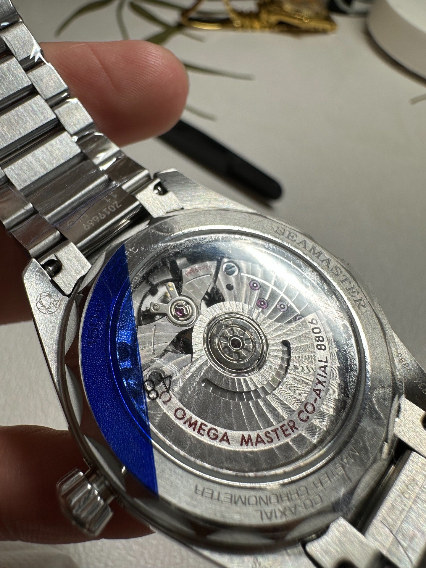 Omega Seamaster Railmaster Grey Dial Stainless Steel Watch