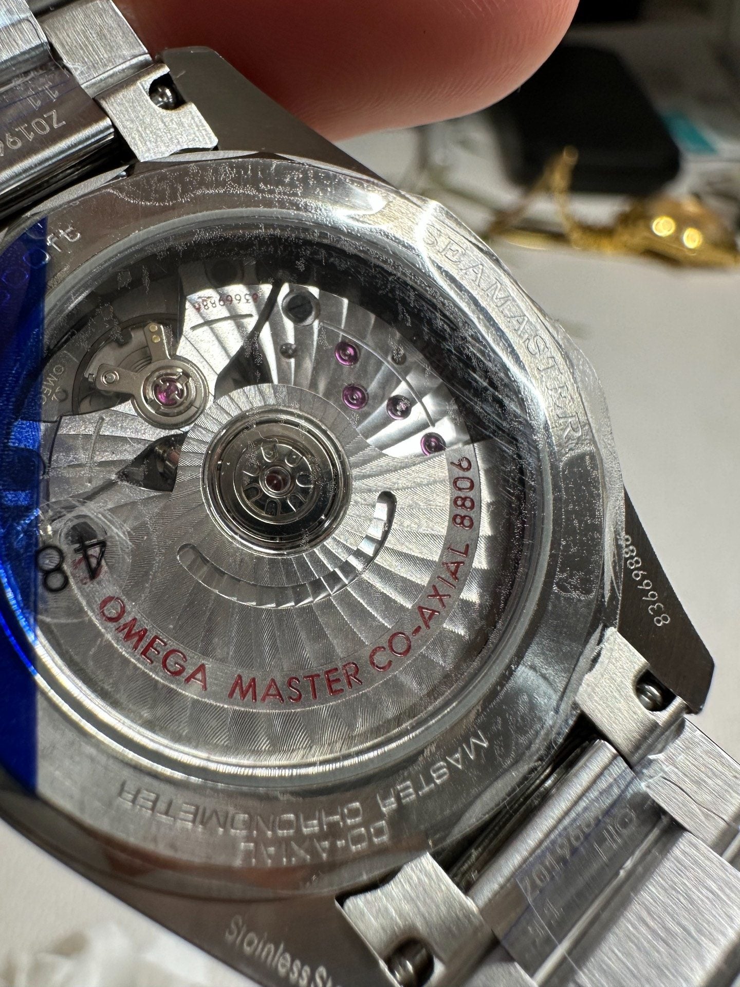 Omega Seamaster Railmaster Grey Dial Stainless Steel Watch