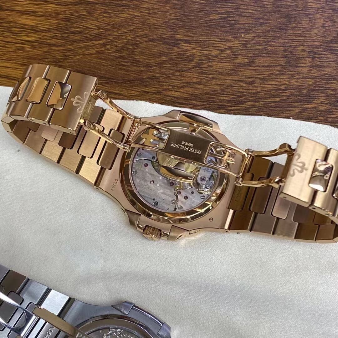 Patek Philippe Nautilus 5712/1R-001 Rose Gold Brown Dial Watch