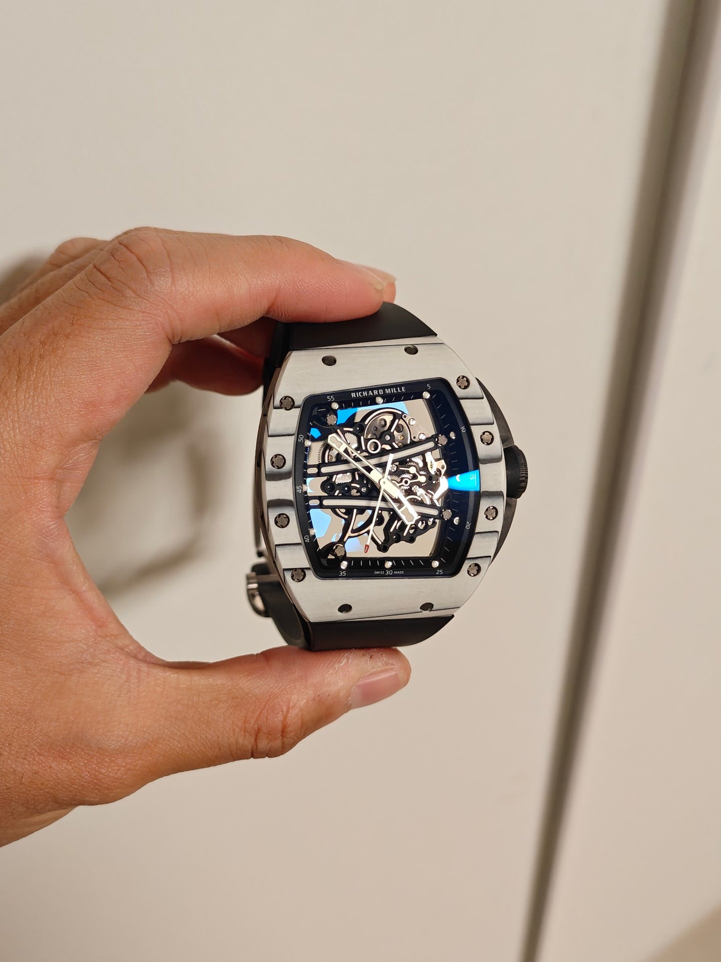Richard Mille RM 61-01 Ultimate Edition Yohan Blake – Manual Winding, Open-Worked Dial, Rubber Strap