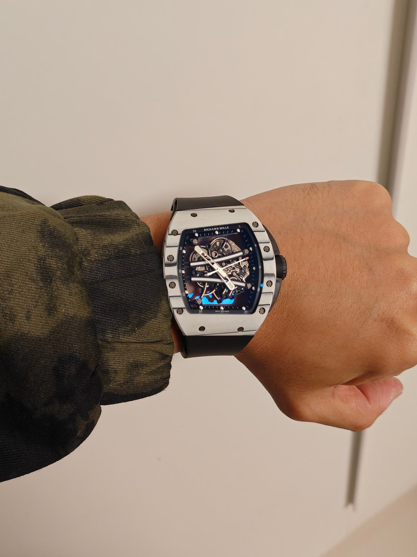 Richard Mille RM 61-01 Ultimate Edition Yohan Blake – Manual Winding, Open-Worked Dial, Rubber Strap