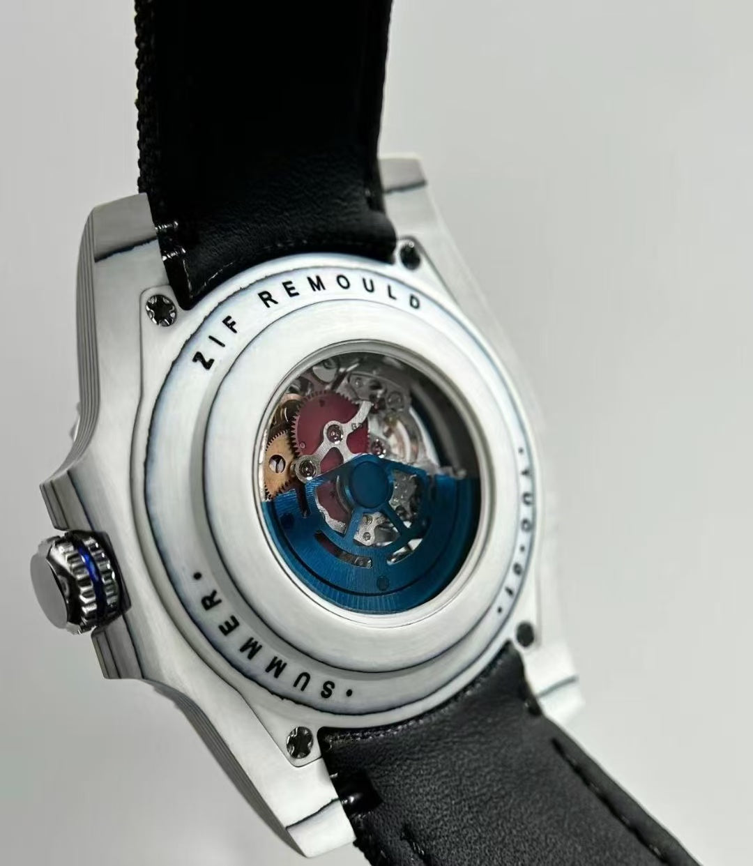 Rolex Submariner Artisans de Genève “The Andrea Pirlo Project” – Skeleton Dial, Forged Carbon Bezel, White Strap