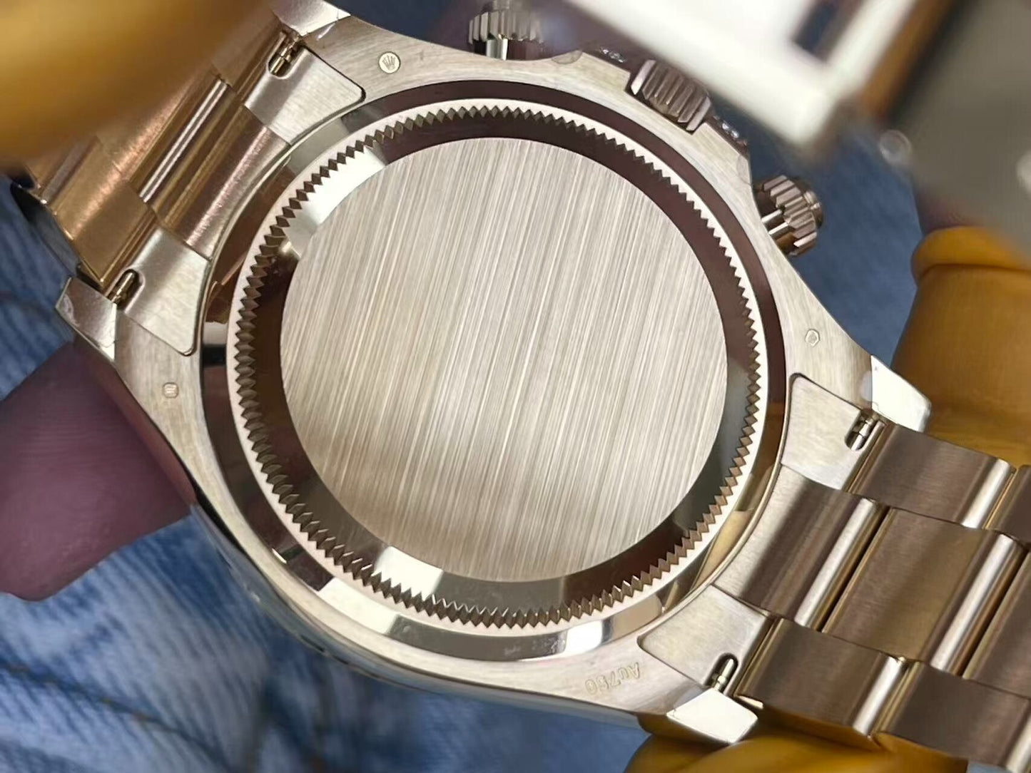 Rolex Cosmograph Daytona 126598TBR – 18K Yellow Gold with Baguette Diamond Bezel