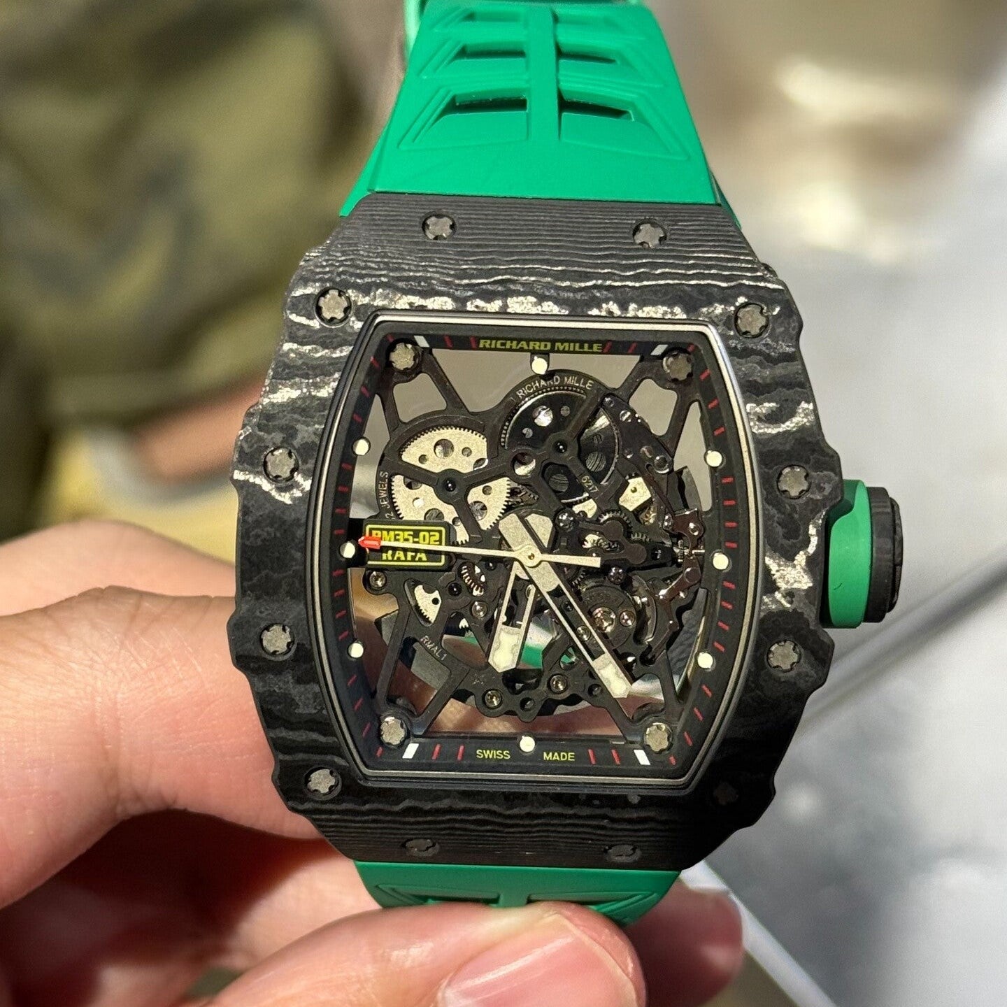 Richard Mille RM 35-02 Rafael Nadal – Automatic Skeletonized Luxury Sports Watch