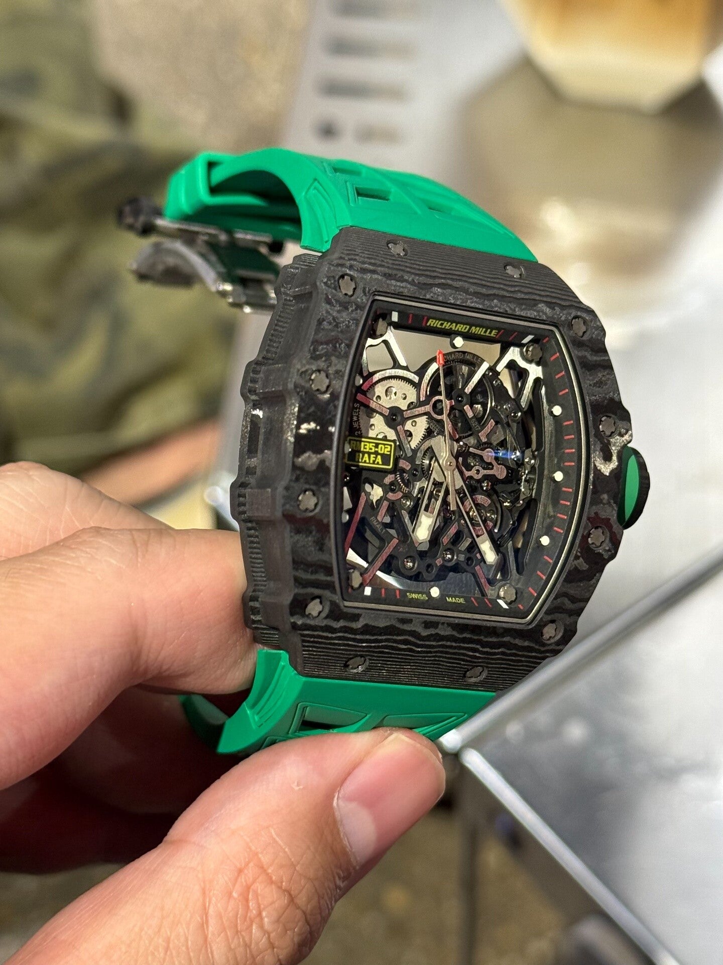 Richard Mille RM 35-02 Rafael Nadal – Automatic Skeletonized Luxury Sports Watch