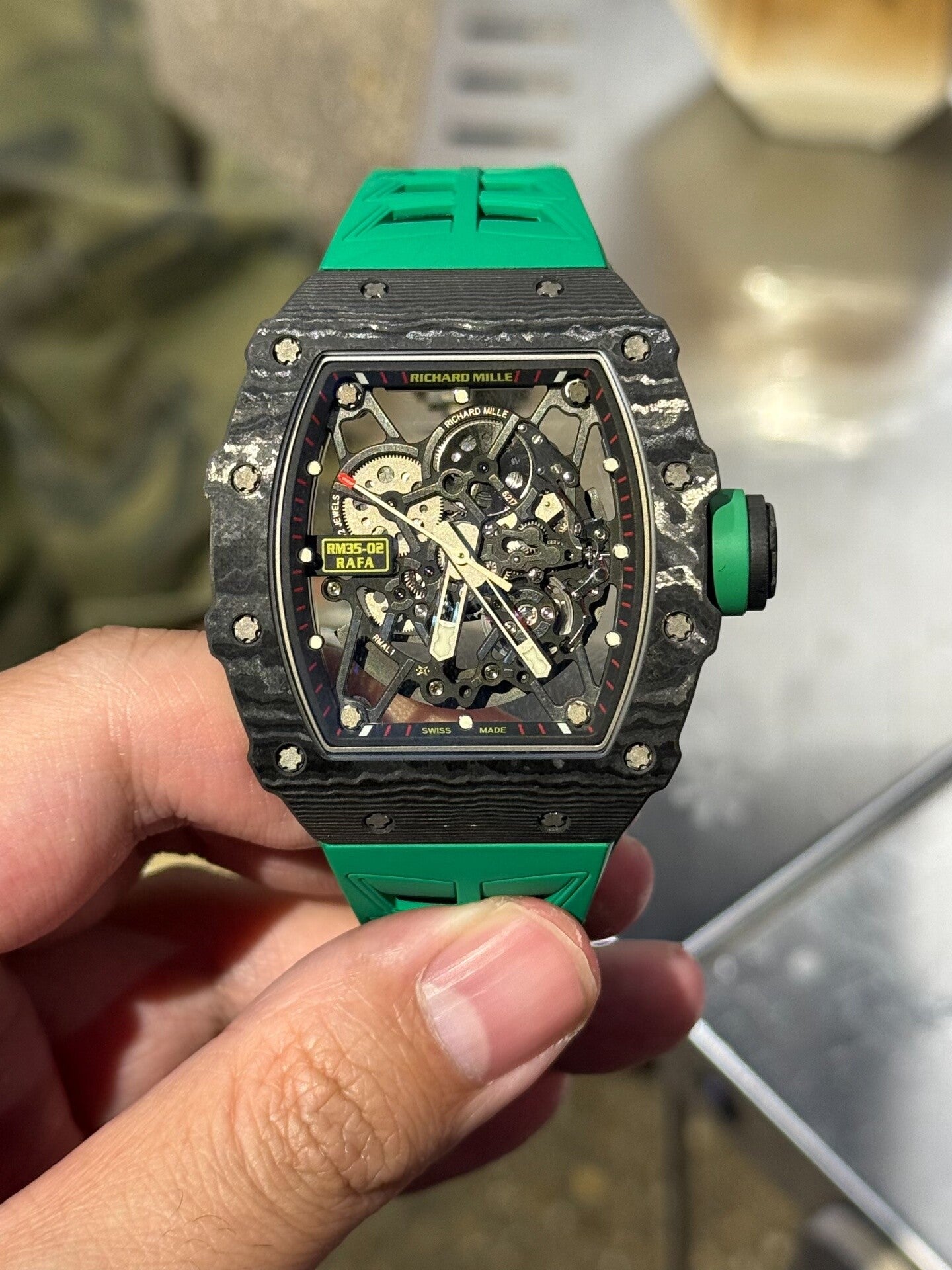Richard Mille RM 35-02 Rafael Nadal – Automatic Skeletonized Luxury Sports Watch