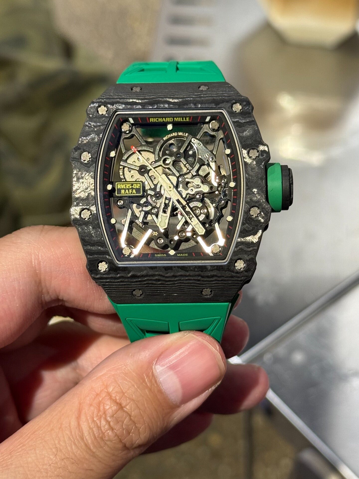 Richard Mille RM 35-02 Rafael Nadal – Automatic Skeletonized Luxury Sports Watch