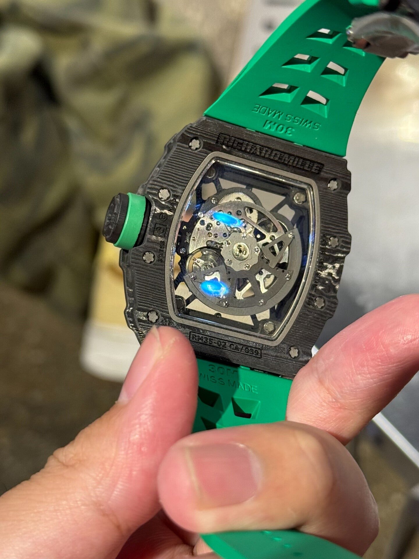 Richard Mille RM 35-02 Rafael Nadal – Automatic Skeletonized Luxury Sports Watch