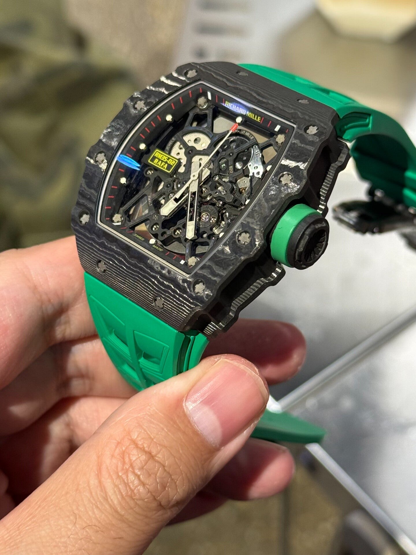 Richard Mille RM 35-02 Rafael Nadal – Automatic Skeletonized Luxury Sports Watch