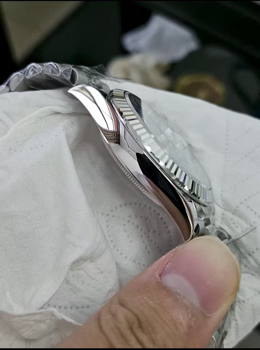 Rolex Day-Date 40 Platinum Ice Blue Dial 228236