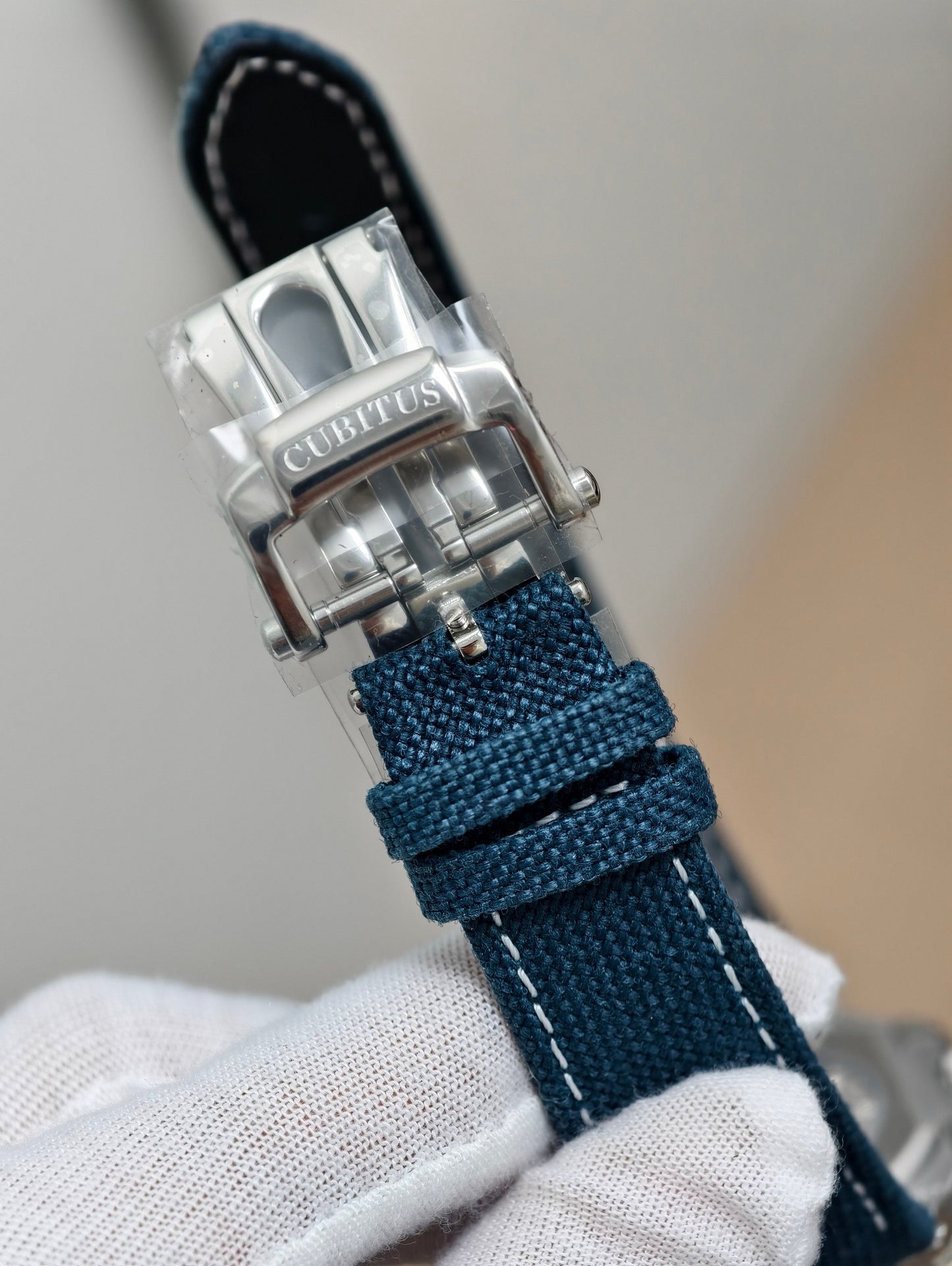 Patek Philippe Cubitus 5822P Platinum Blue Dial