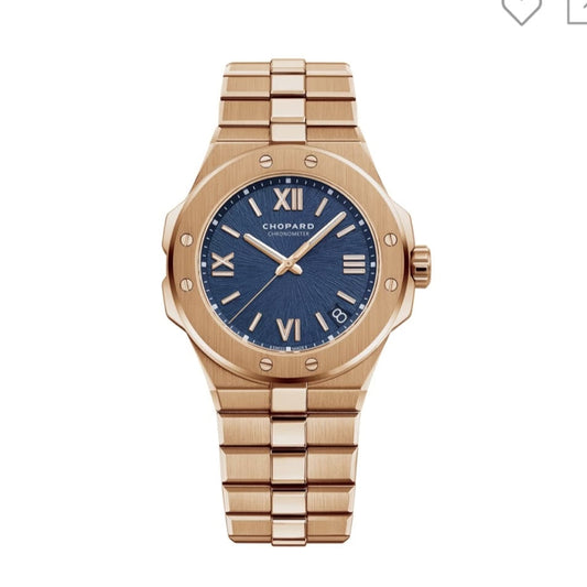 Chopard Alpine Eagle 41mm Ethical Rose Gold Blue Dial