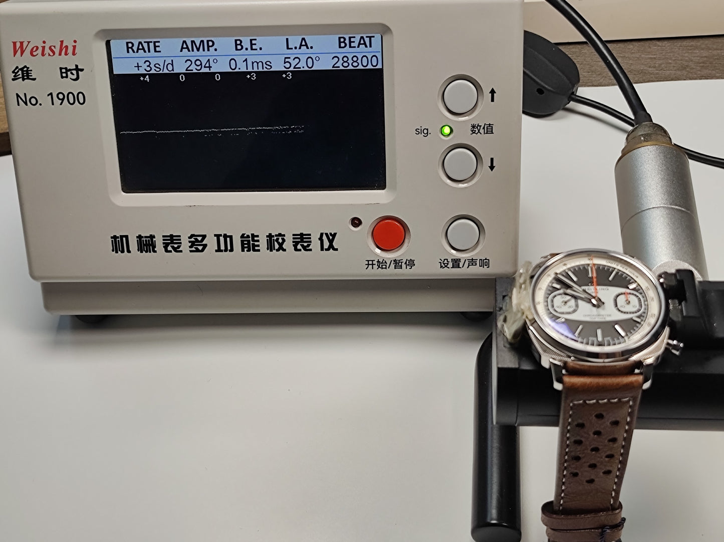 Breitling Top Time B01 Racing Reverse Panda Dial