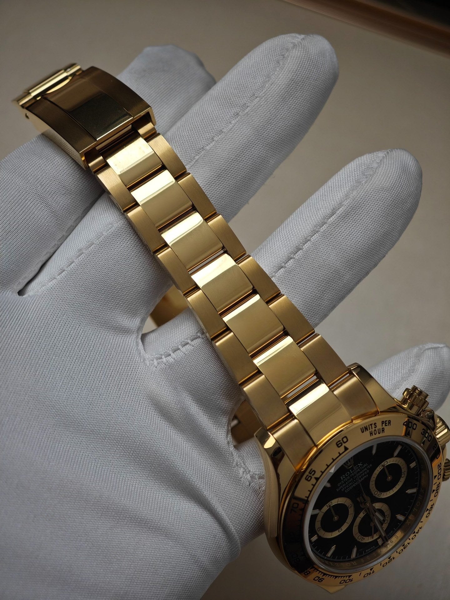Rolex Cosmograph Daytona 126508 Yellow Gold Black Dial