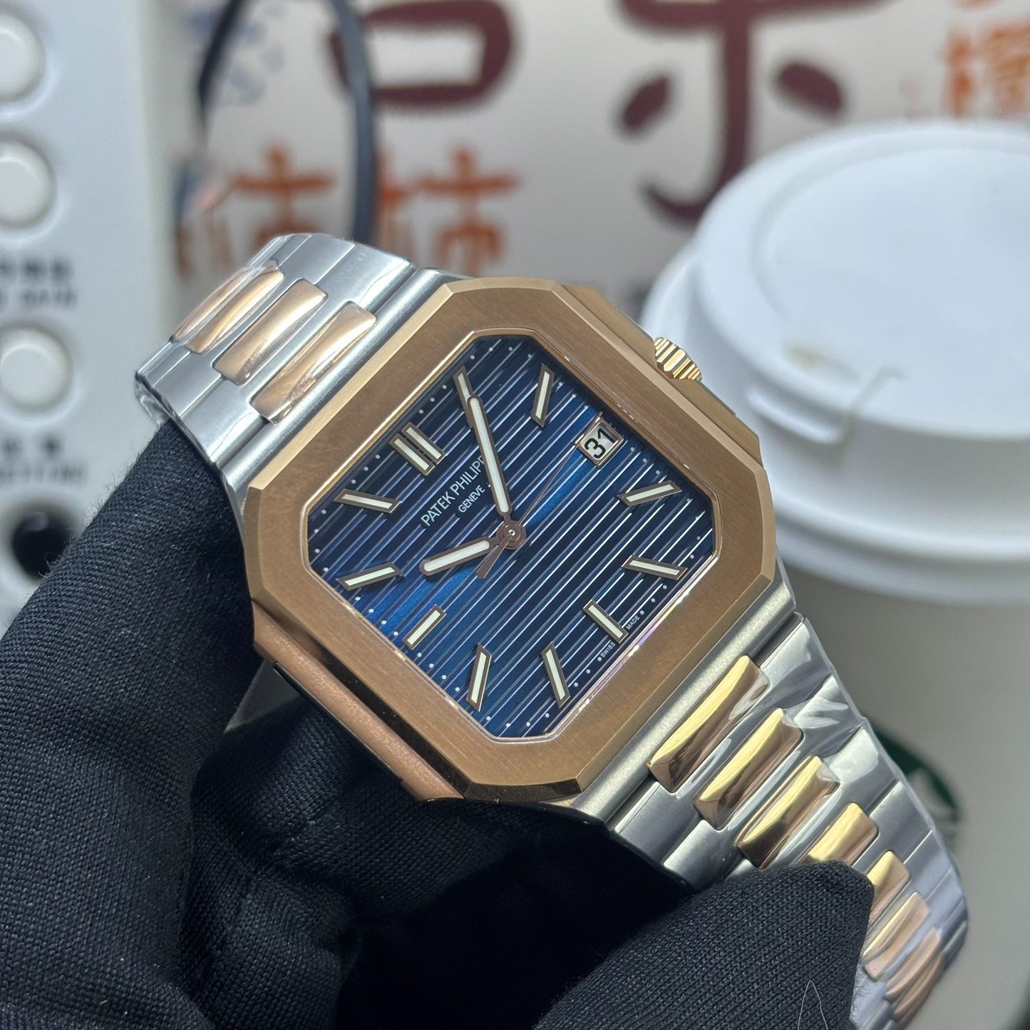 Patek Philippe Cubitus 5821/1AR Blue Dial Two-Tone