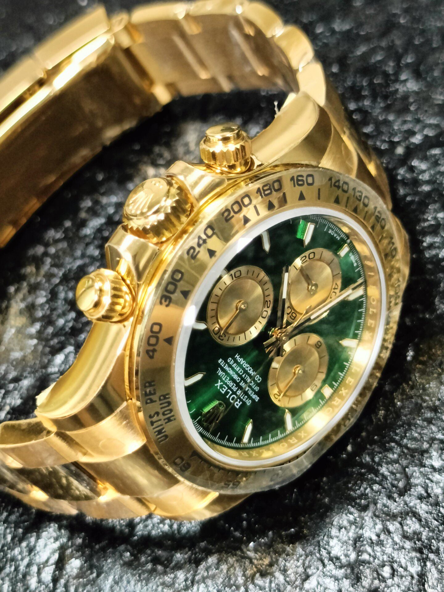 Rolex Daytona 18K Yellow Gold Green Dial “John Mayer”