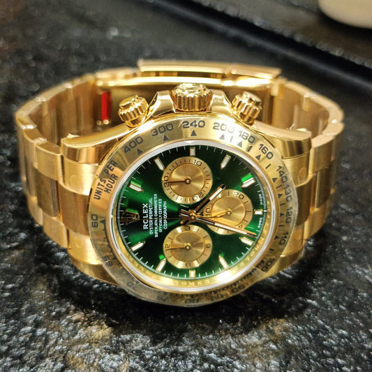 Rolex Daytona 18K Yellow Gold Green Dial “John Mayer”