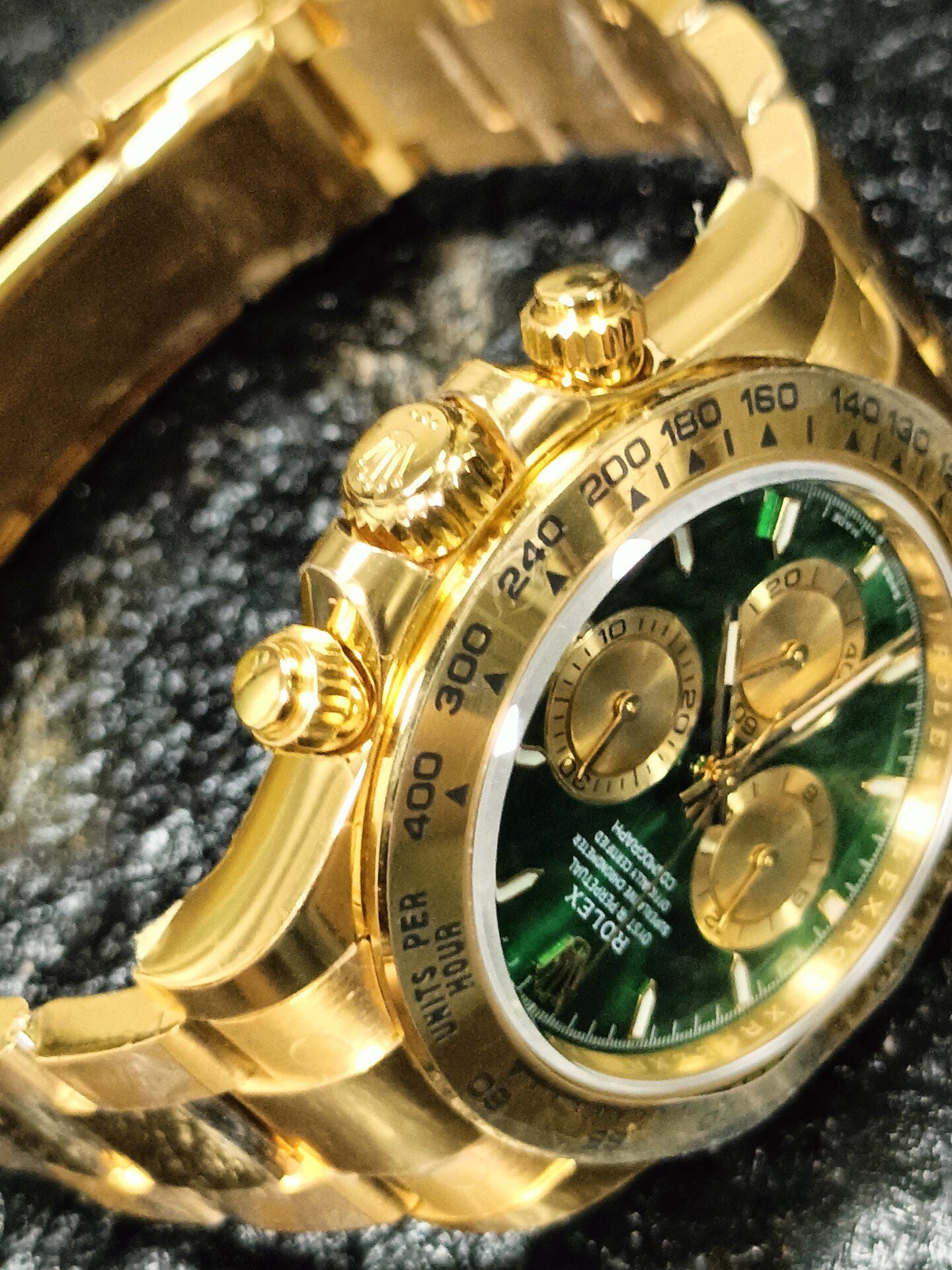 Rolex Daytona 18K Yellow Gold Green Dial “John Mayer”
