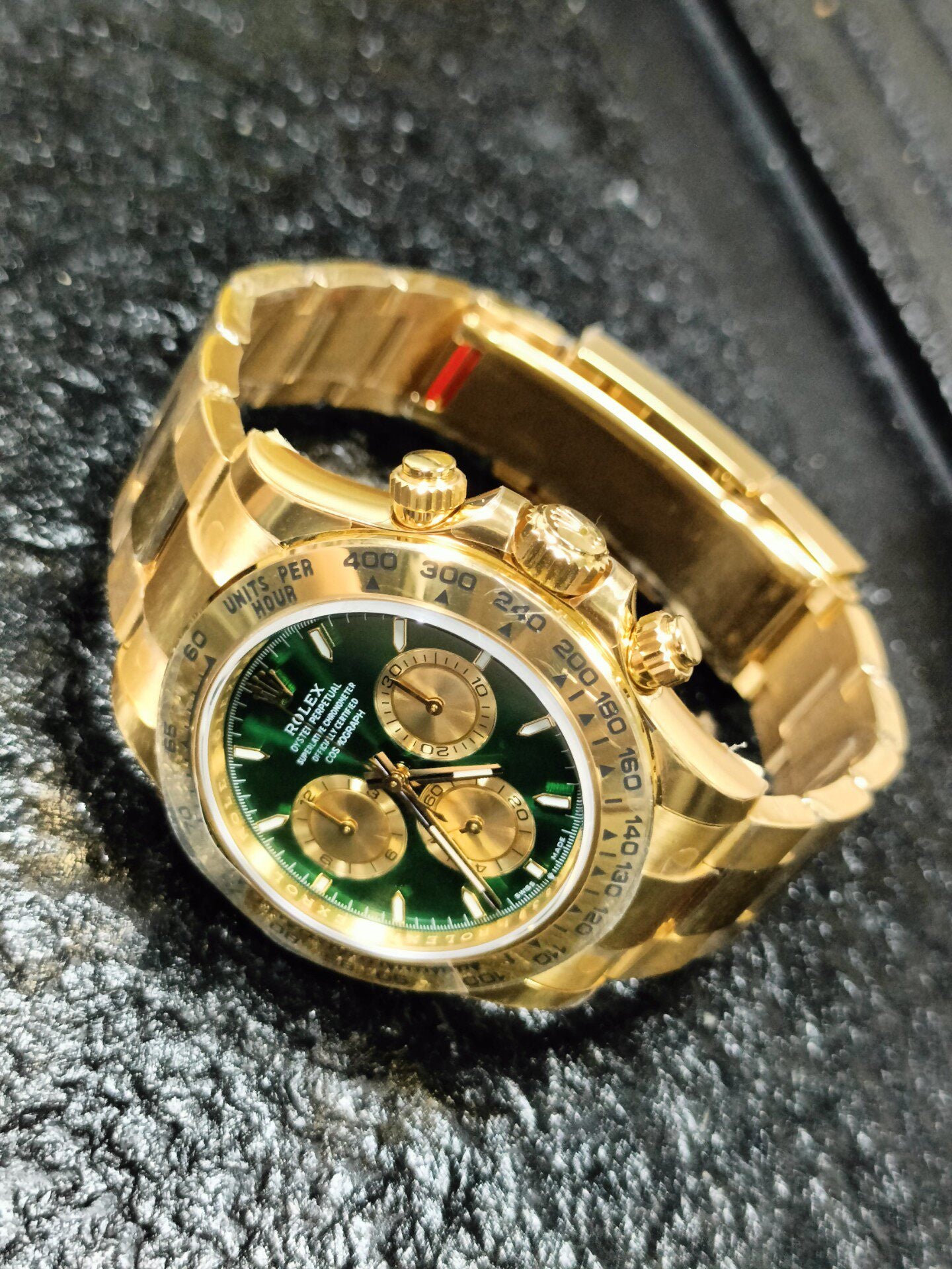 Rolex Daytona 18K Yellow Gold Green Dial “John Mayer”