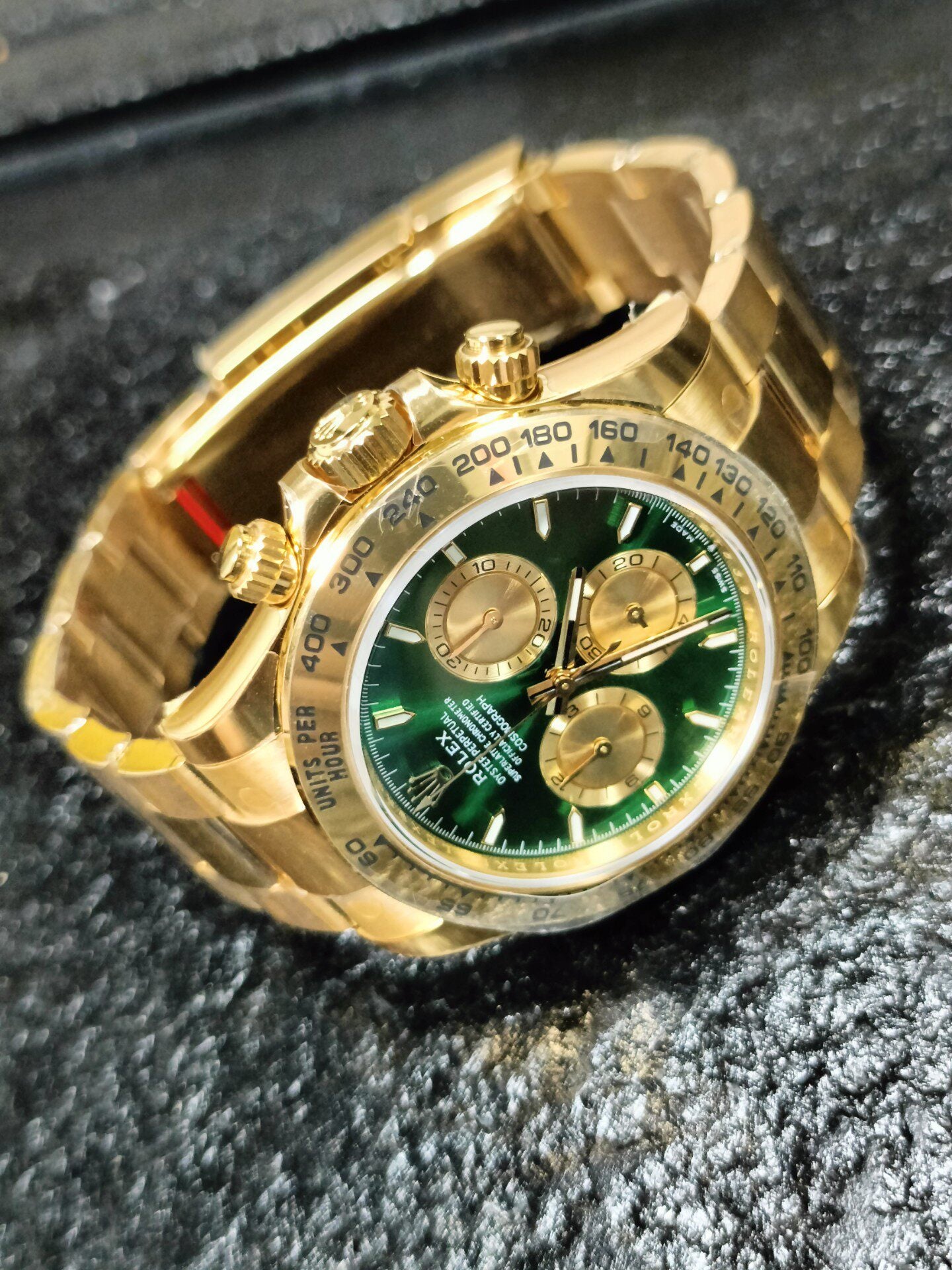 Rolex Daytona 18K Yellow Gold Green Dial “John Mayer”