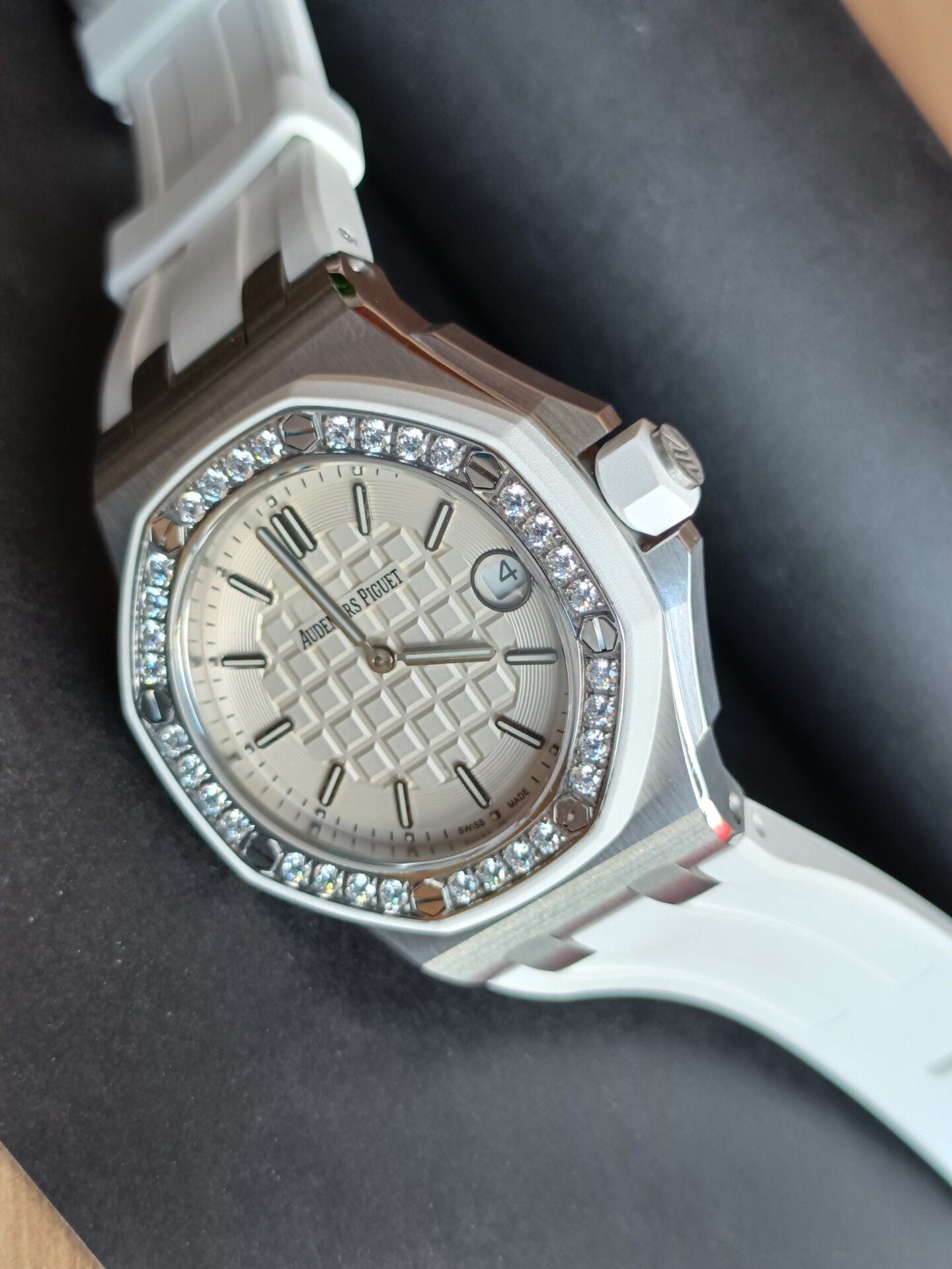 Audemars Piguet Royal Oak Offshore 67540SK Ladies Diamond Watch