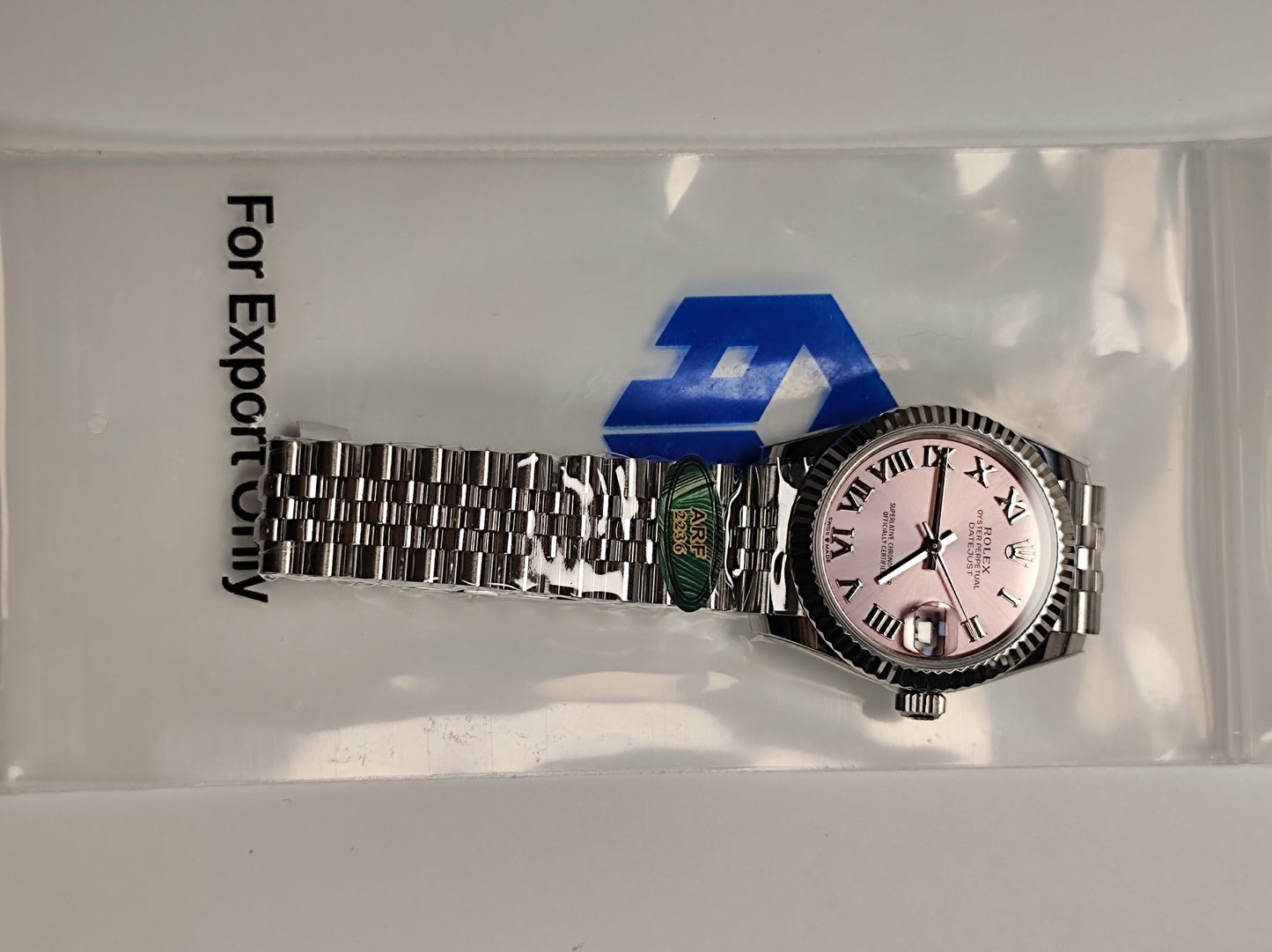 Rolex Datejust 31 Pink Roman Dial Jubilee