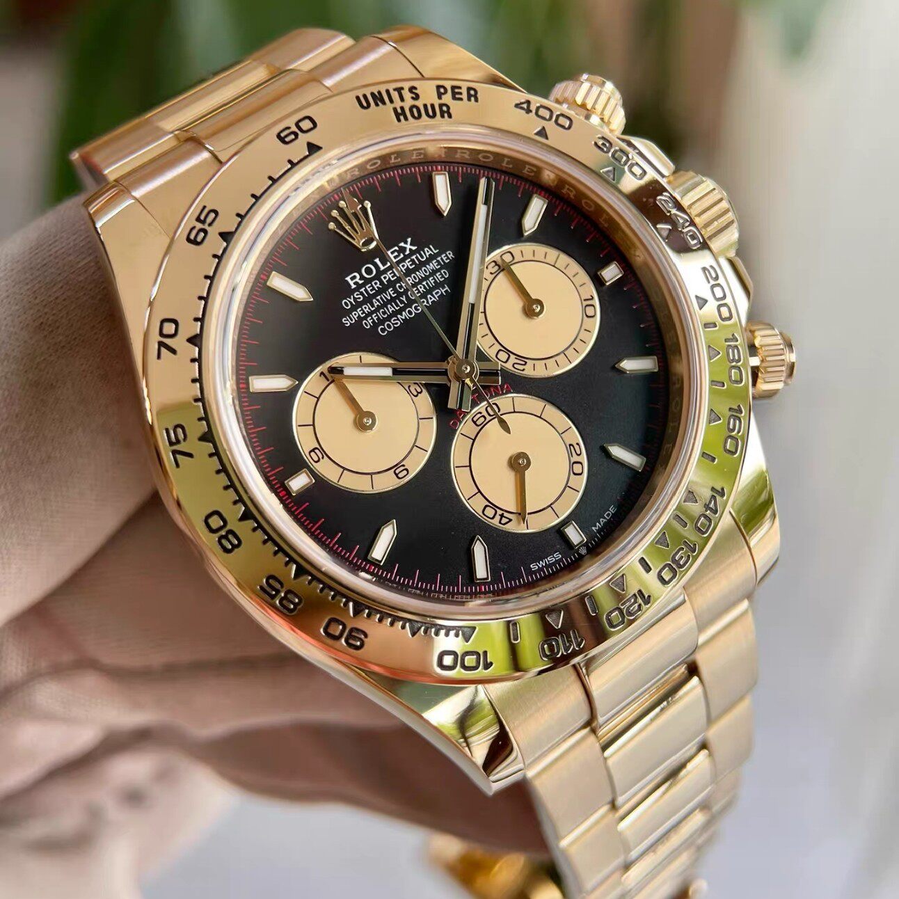 Rolex Daytona 126508 Yellow Gold Black Dial